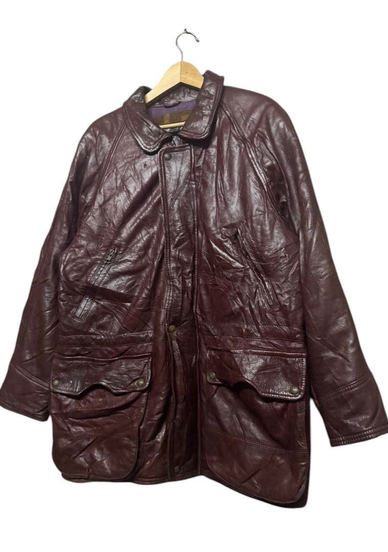 Valentino Vintage🔥Valentino Pelle Sherling Leather Jacket Size US S / EU 44-46 / 1 - 5 Thumbnail