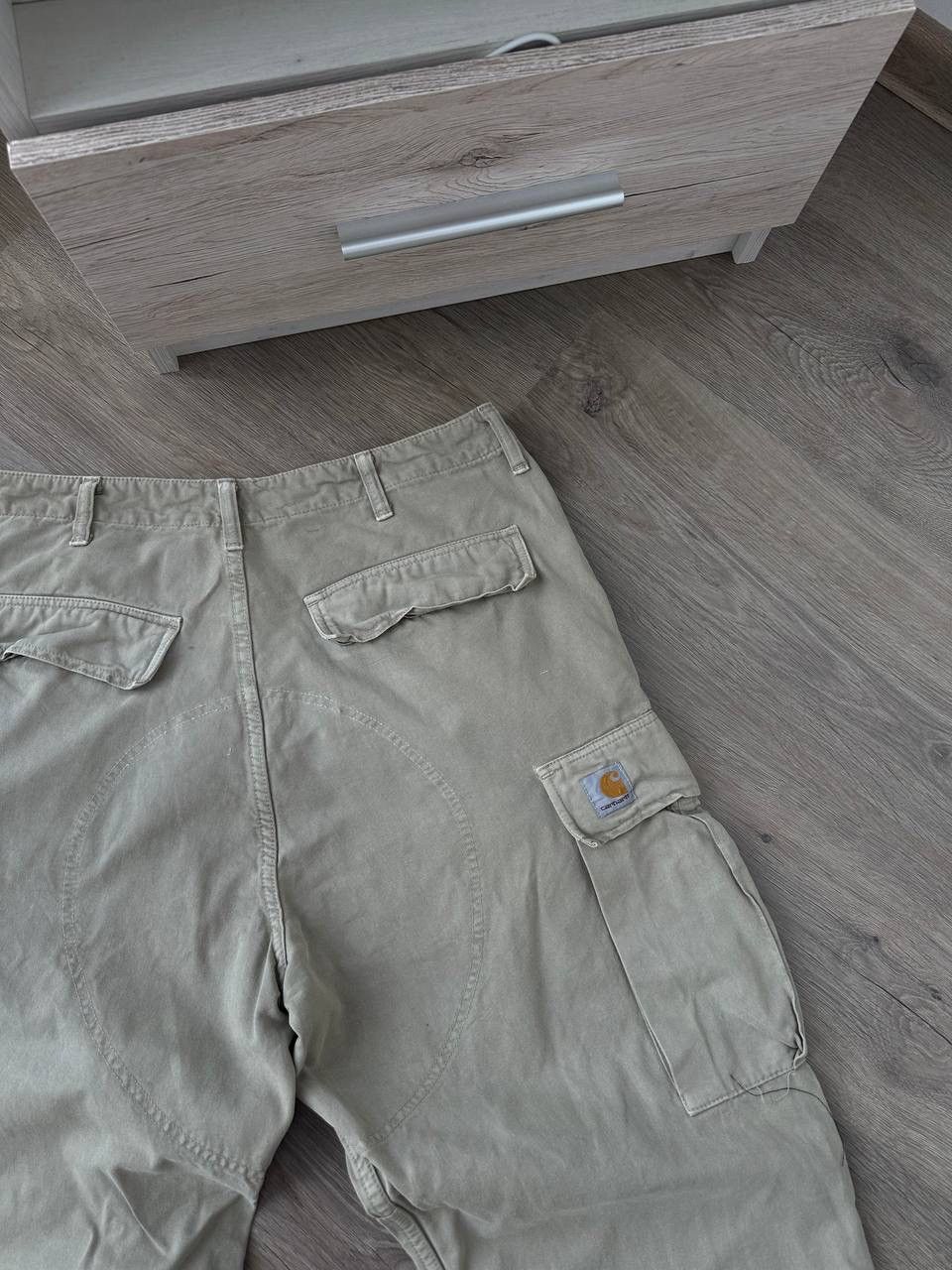 Carhartt × Carhartt Wip × Vintage Vintage Carhartt Cargo Green Distressed Pants Size US 34 / EU 50 - 6 Thumbnail