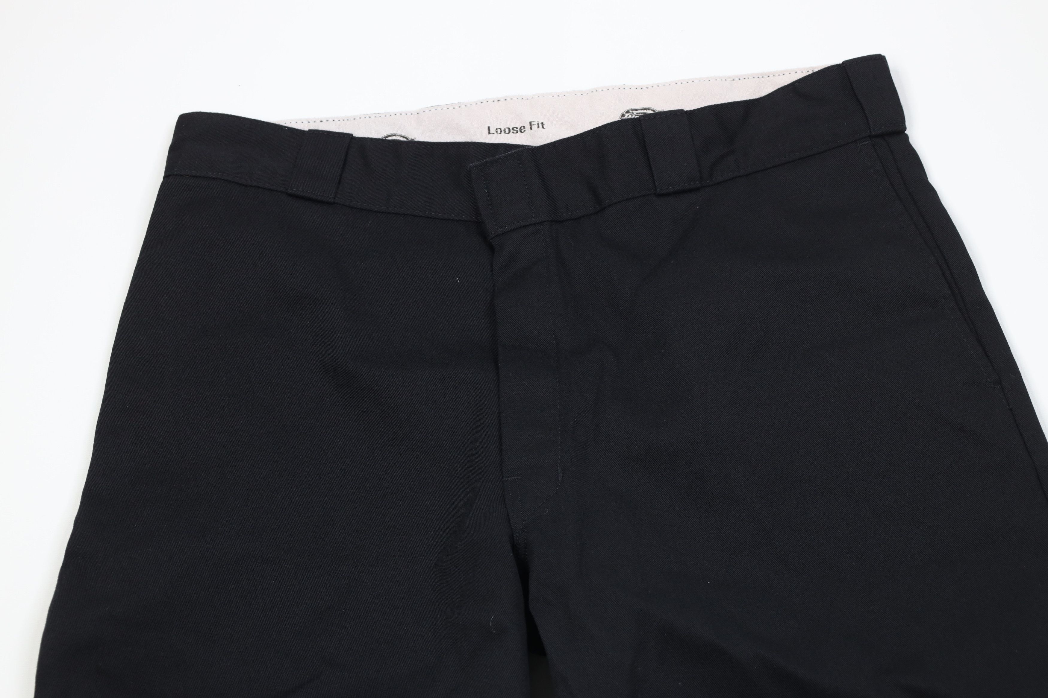 Dickies Vintage Y2K Dickies Fit Double Knee Wide Leg Pants Black Size US 36 / EU 52 - 2 Thumbnail