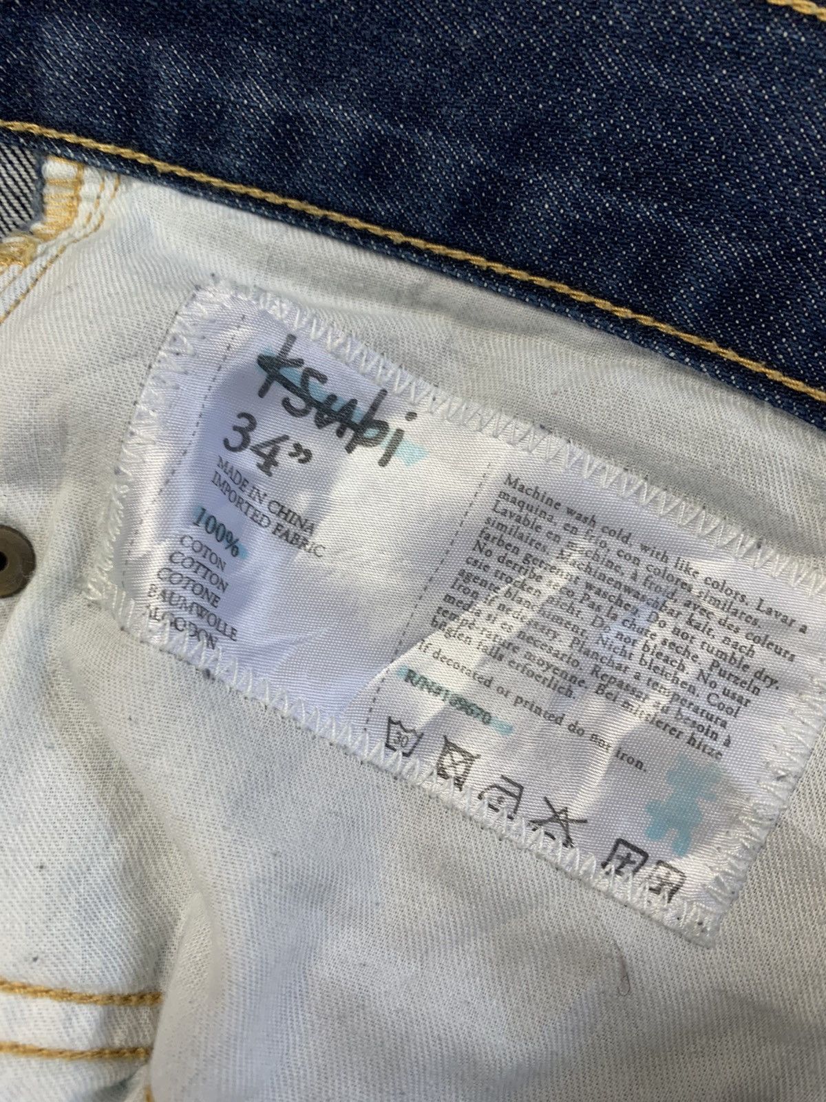Ksubi Ksubi chitch raw rinse indigo jeans Size US 34 / EU 50 - 8 Thumbnail