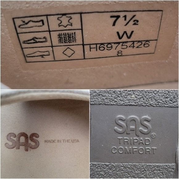 SAS SAS Relaxed Web Linen Cream Leather Comfort Walking Sandals Size US 7.5 / IT 37.5 - 2 Thumbnail