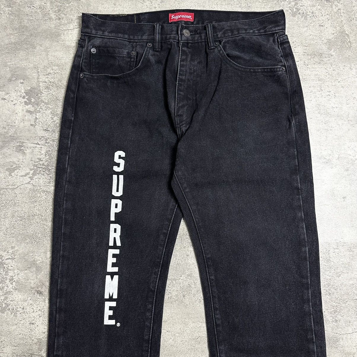 Levi's × Supreme Levi's X Supreme Blackwash Jeans Size US 31 - 3 Thumbnail