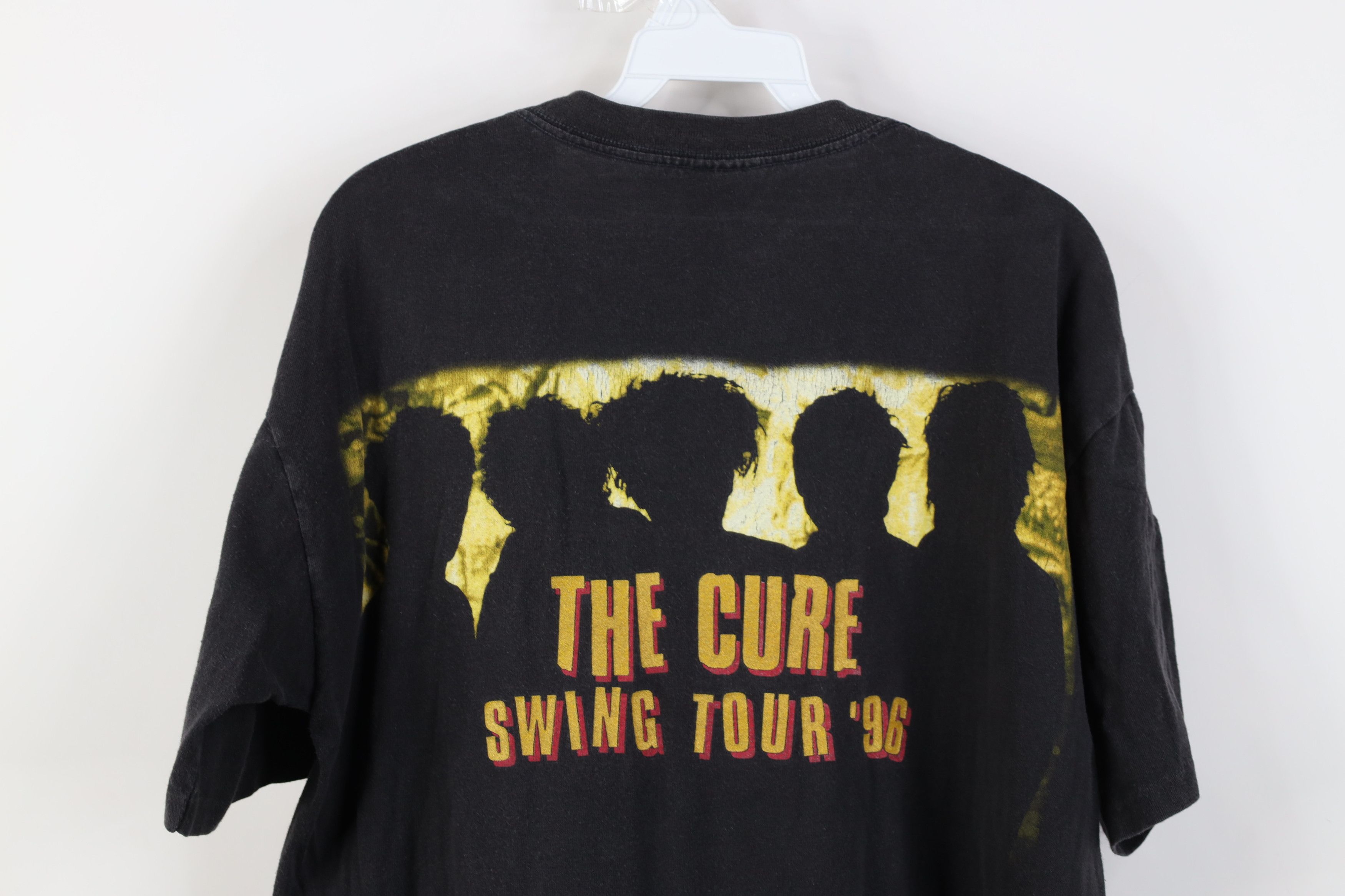 Vintage Vintage 90s 1996 Swing Tour The Cure Band T-Shirt Black USA Size US L / EU 52-54 / 3 - 15 Thumbnail