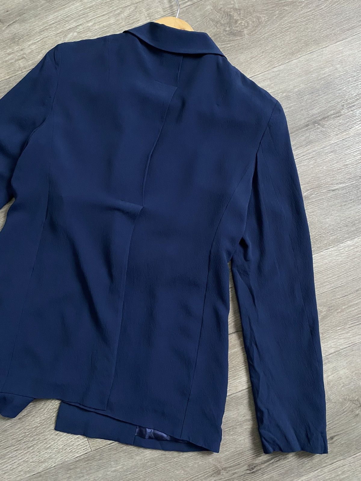 Jil Sander 🫧JIL SANDER SILK BLAZER Vintage Raf Simons Era Size XS / US 0-2 / IT 36-38 - 9 Thumbnail