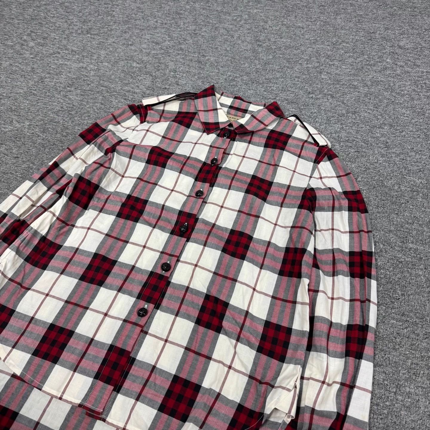 Burberry Burberry Check Long-Sleeve Shirt UK6 99 New Size XS / US 0-2 / IT 36-38 - 4 Thumbnail