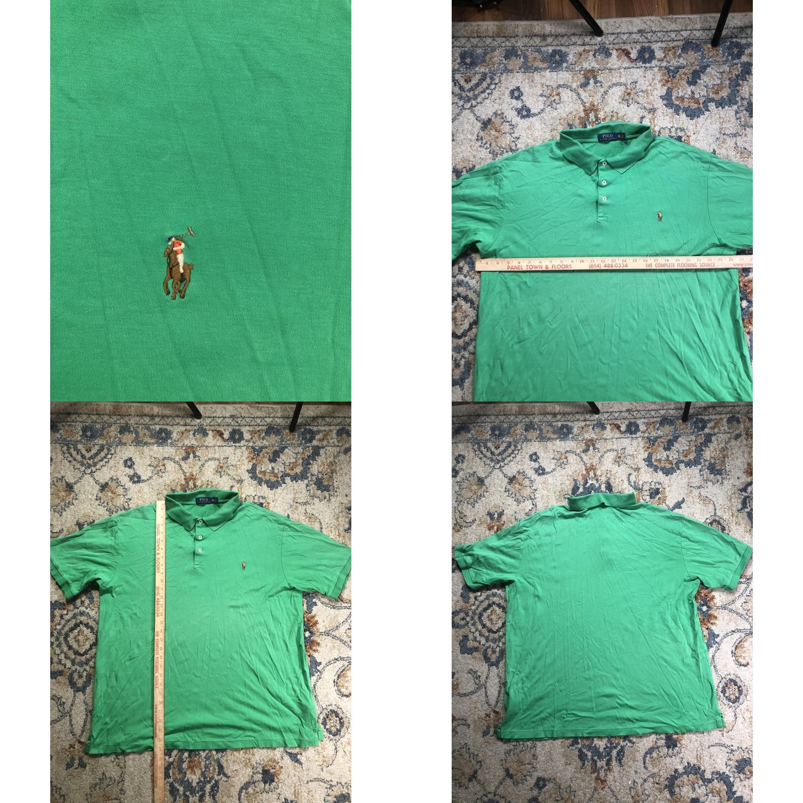 Polo Ralph Lauren Polo Ralph Lauren Polo Shirt Mens 2XLT Green Big & Tall Pony Logo Short Sleeve Size US XXL / EU 58 / 5 - 8 Thumbnail