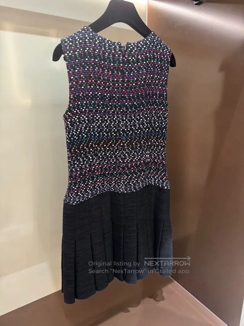 Chanel Chanel Colourful tweed pleated dress Size XS / US 0-2 / IT 36-38 - 2 Thumbnail