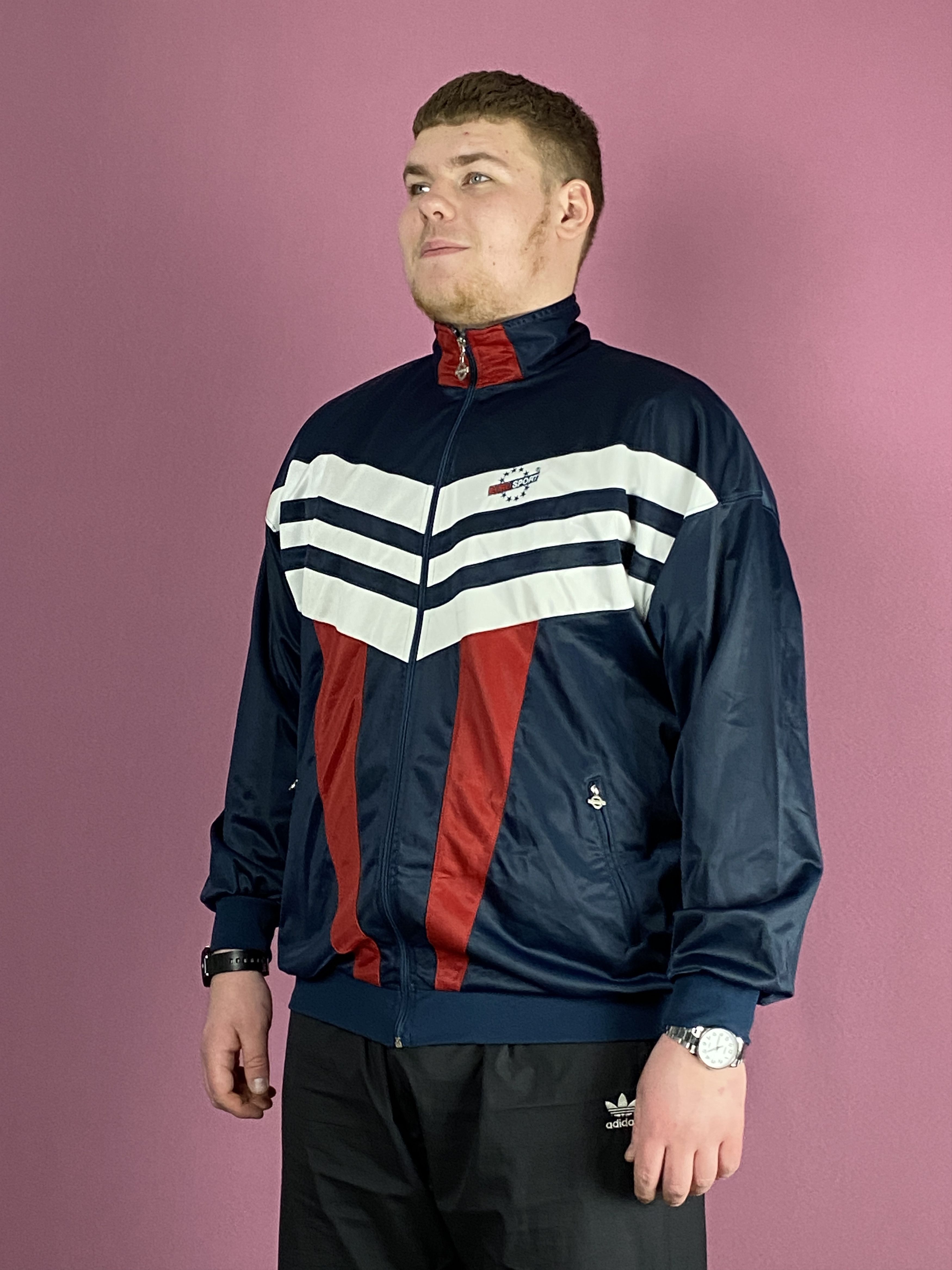 Vintage 90s Euro Sport Vintage Men's Track Jacket - XL Size US XL / EU 56 / 4 - 2 Thumbnail