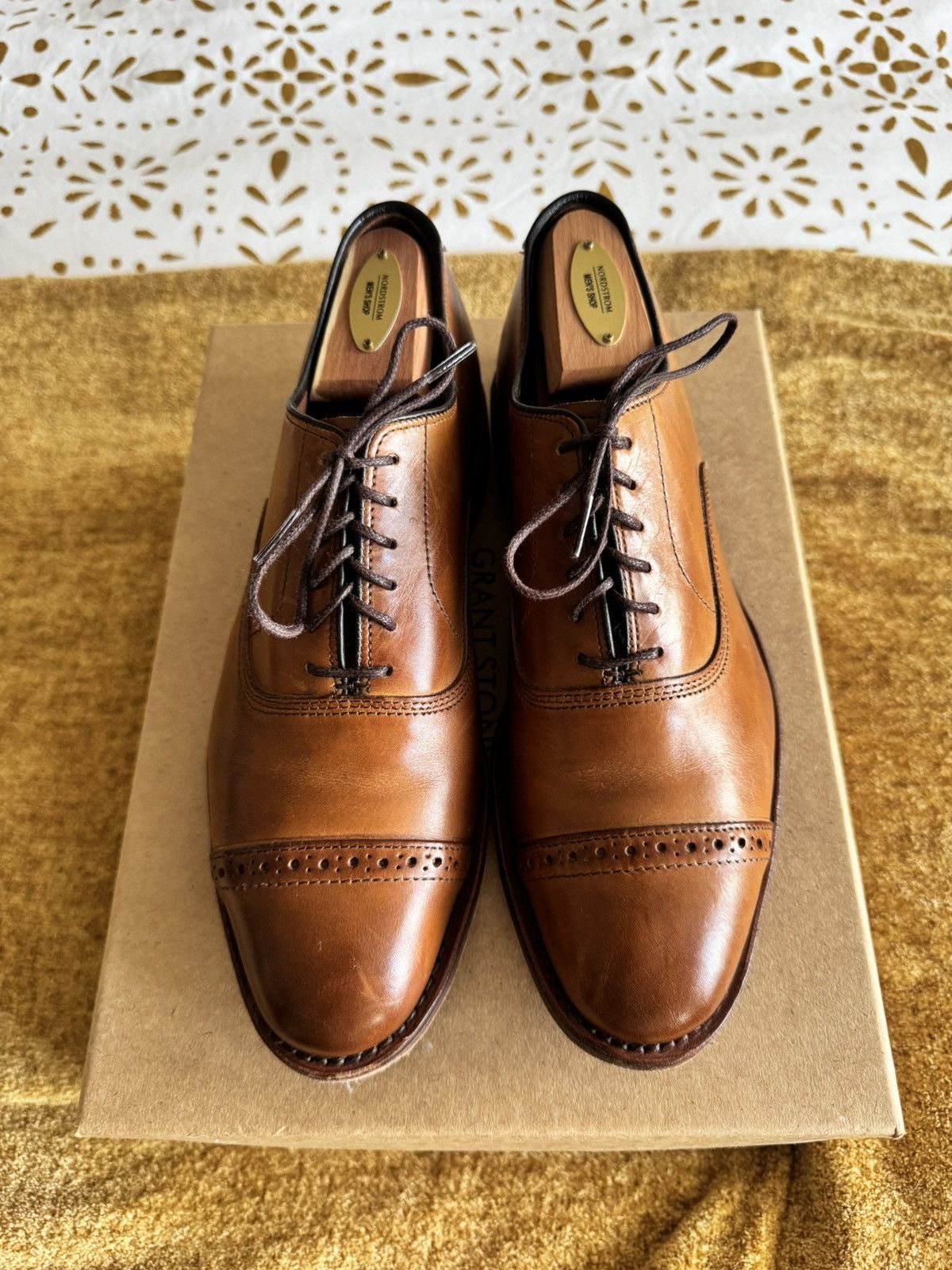 Vintage Allen Edmonds Park Avenue Cap-Toe Oxfords display picture 1