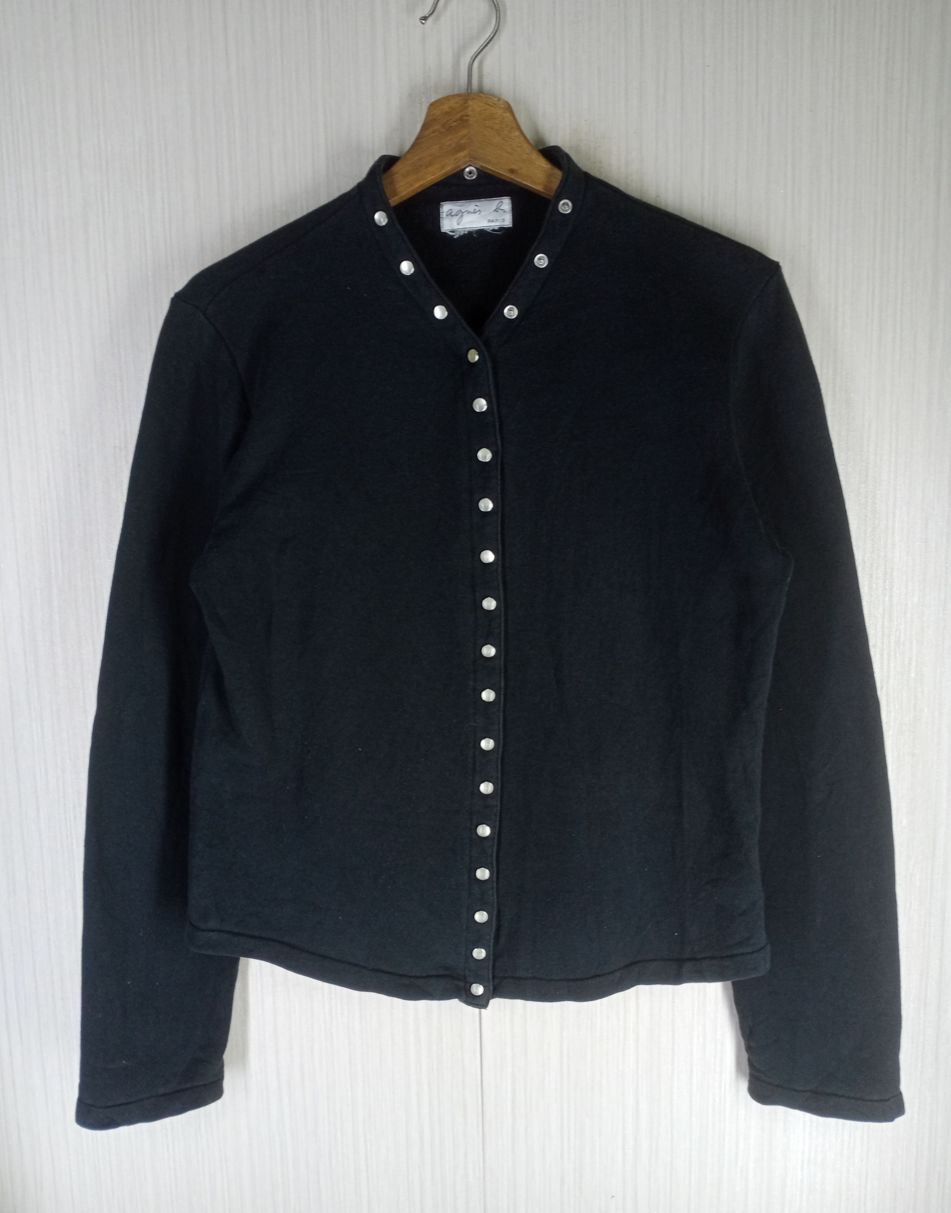 agnes b. Agnes B. Homme Paris Full snap Button Sweater Cardigan Size US M / EU 48-50 / 2 - 1 Thumbnail