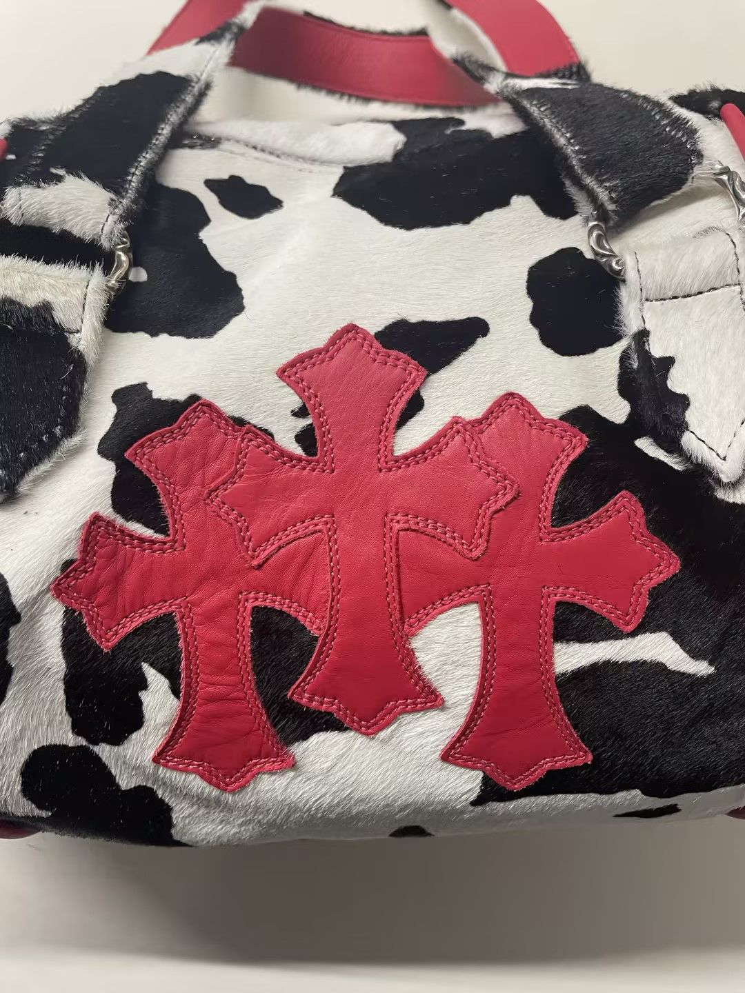 Chrome Hearts Chrome Hearts Cow Triple Cross Patch Boston Domino Bag Size ONE SIZE - 3 Thumbnail
