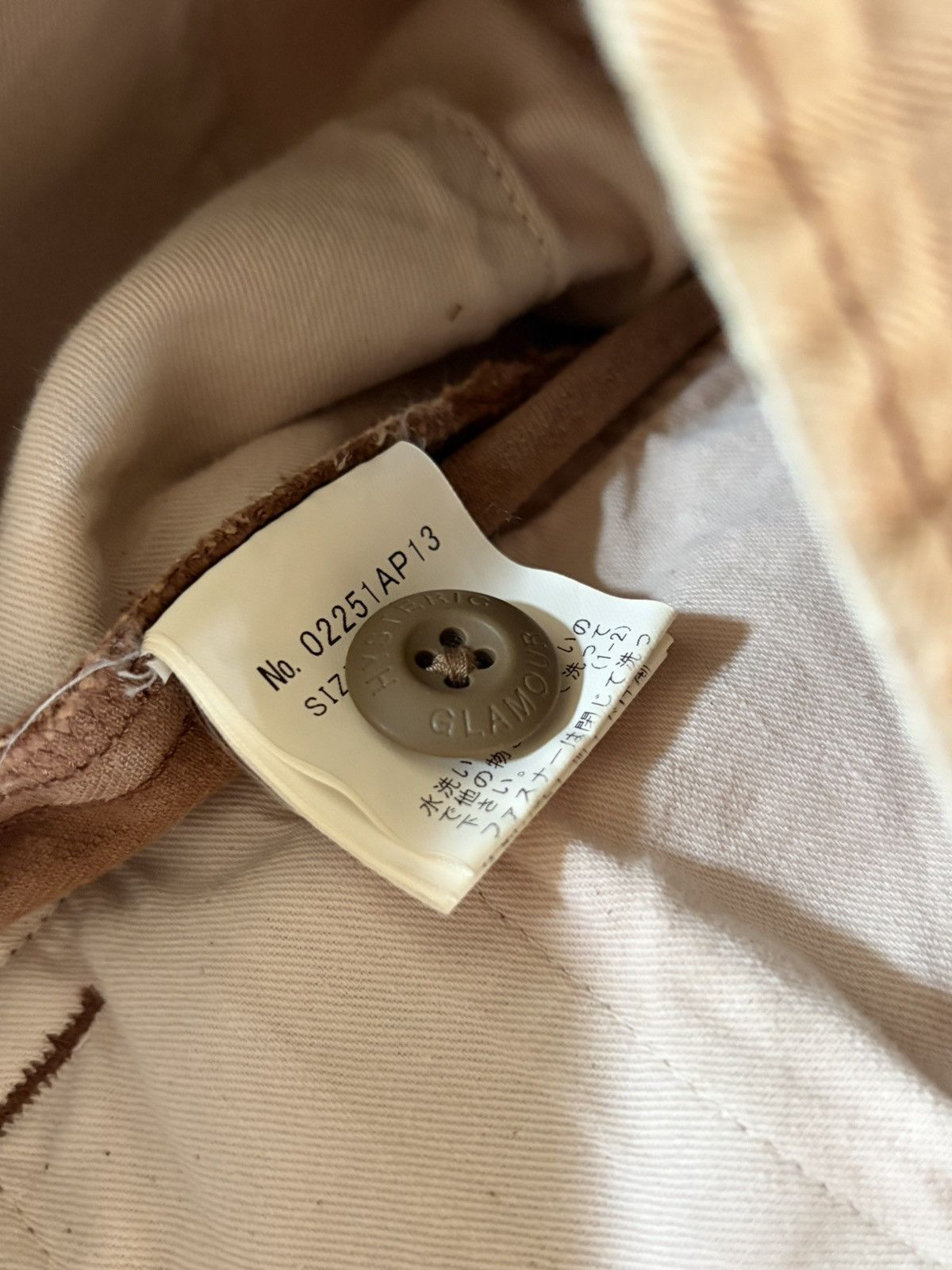 Hysteric Glamour Hysteric Glamour Baggy Pinstripe Beige Brown Pants Chinos Size US 33 - 6 Thumbnail