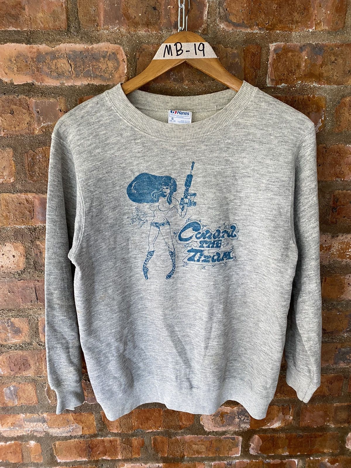 Hysteric Glamour 🔥 1990s Hanes Porn Star Machine-gun pin up Size US S / EU 44-46 / 1 - 2 Thumbnail