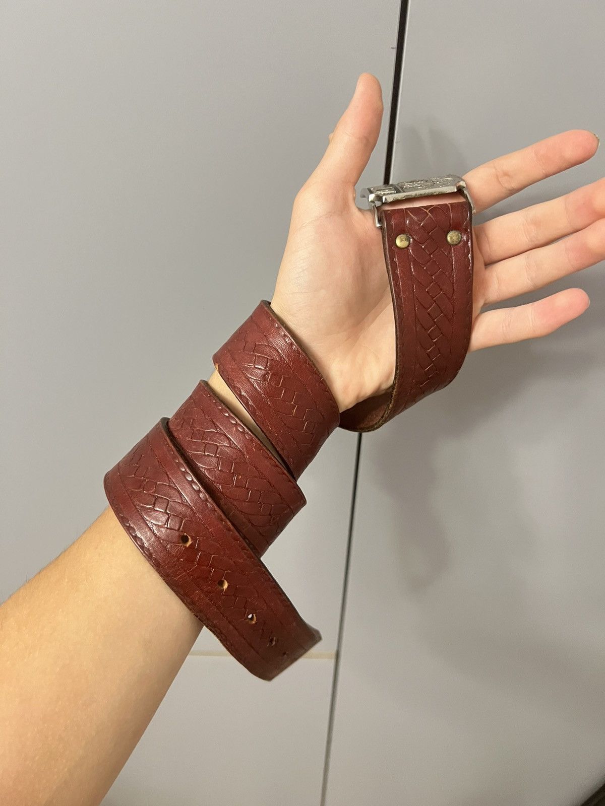 Marlboro Marlboro vintage leather Belt Size ONE SIZE - 5 Thumbnail