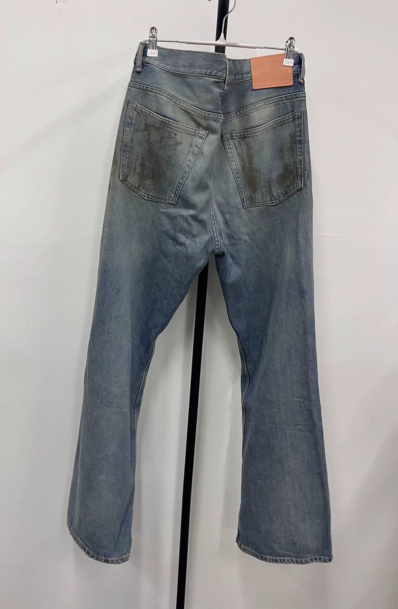 Acne Studios Acne Studios 2021M Blue Mud Ripped Flared Jeans 2504-Nextar Size US 32 / EU 48 - 2 Thumbnail