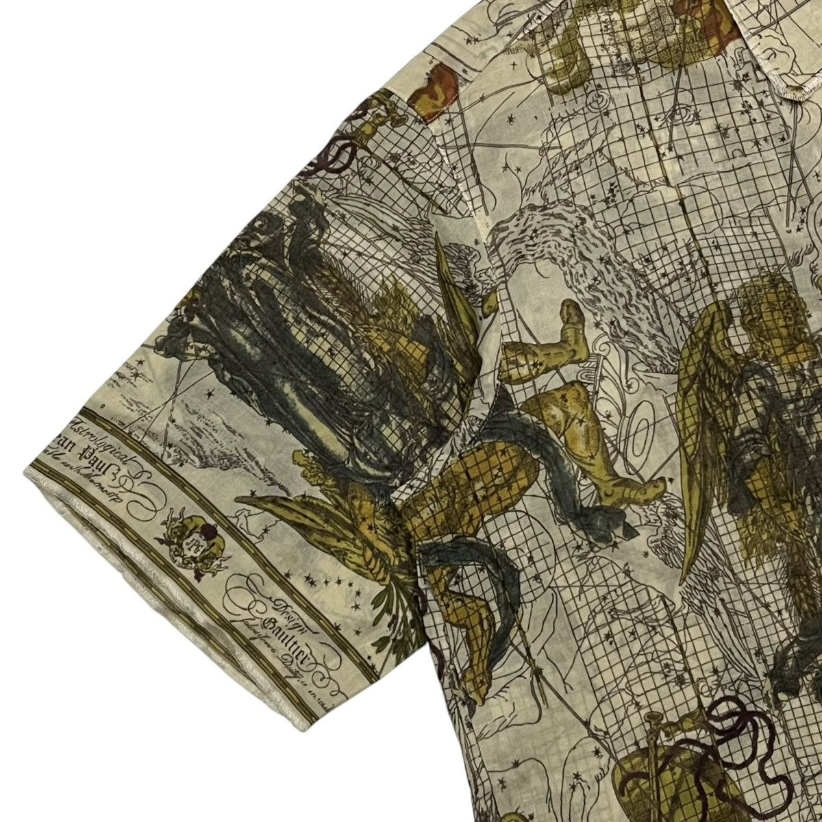 Jean Paul Gaultier × Vintage 💥RARE🔥SS94 Jean Paul Gaultier Run Away Zodiac Shirt Size US M / EU 48-50 / 2 - 5 Thumbnail