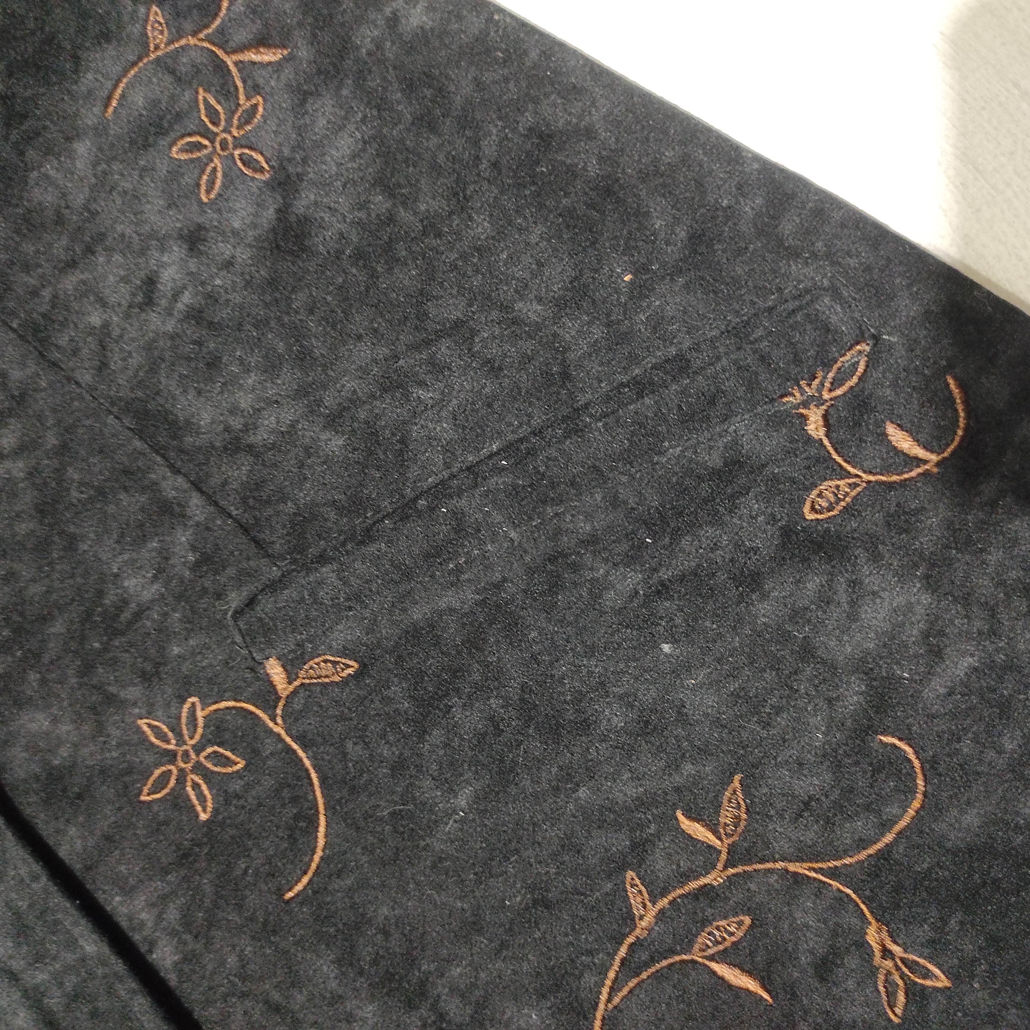 Vintage Vintage Flower Circle Embroidered Long Blazer Size M / US 6-8 / IT 42-44 - 6 Thumbnail