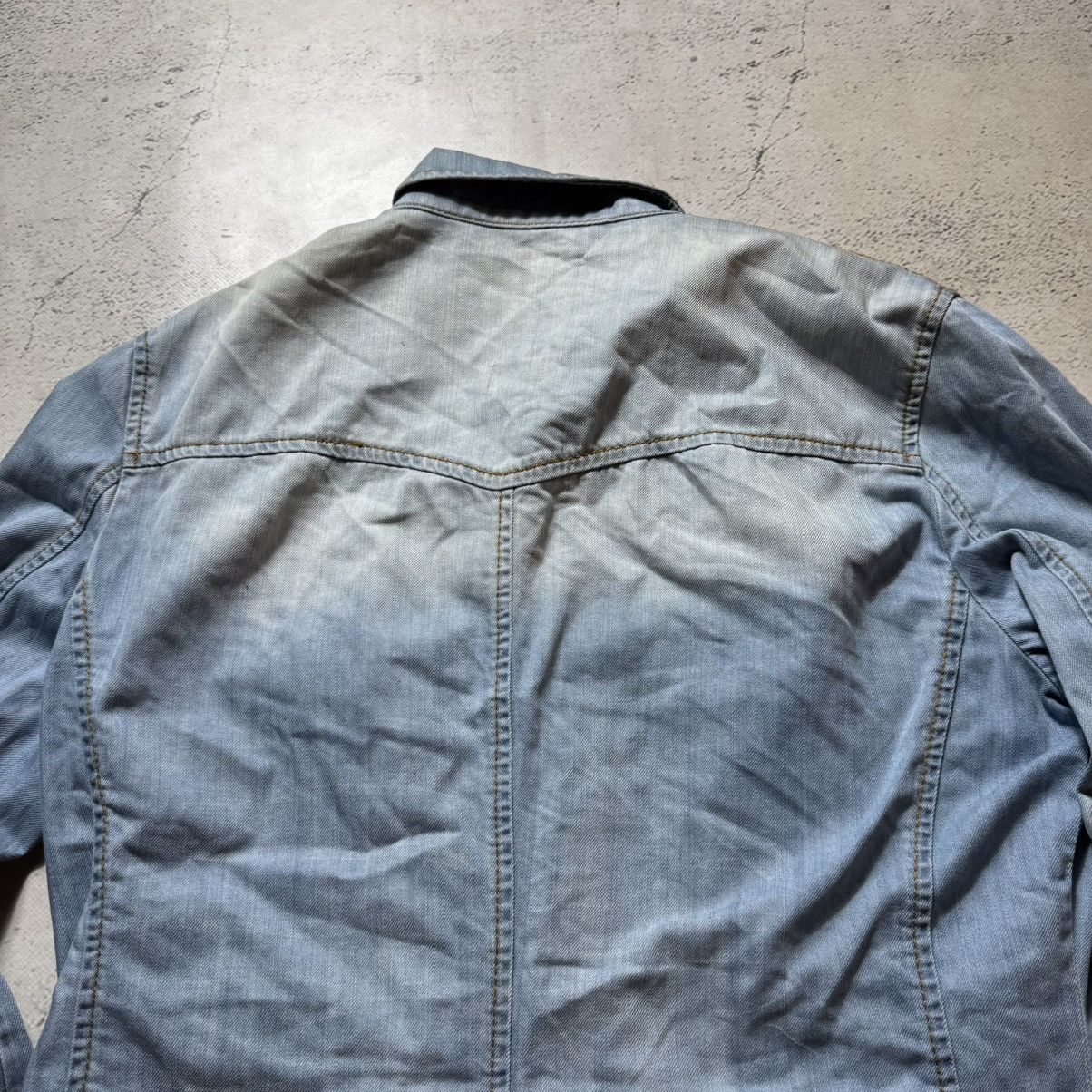 archive dolce gabbana denim jacket distressed opium