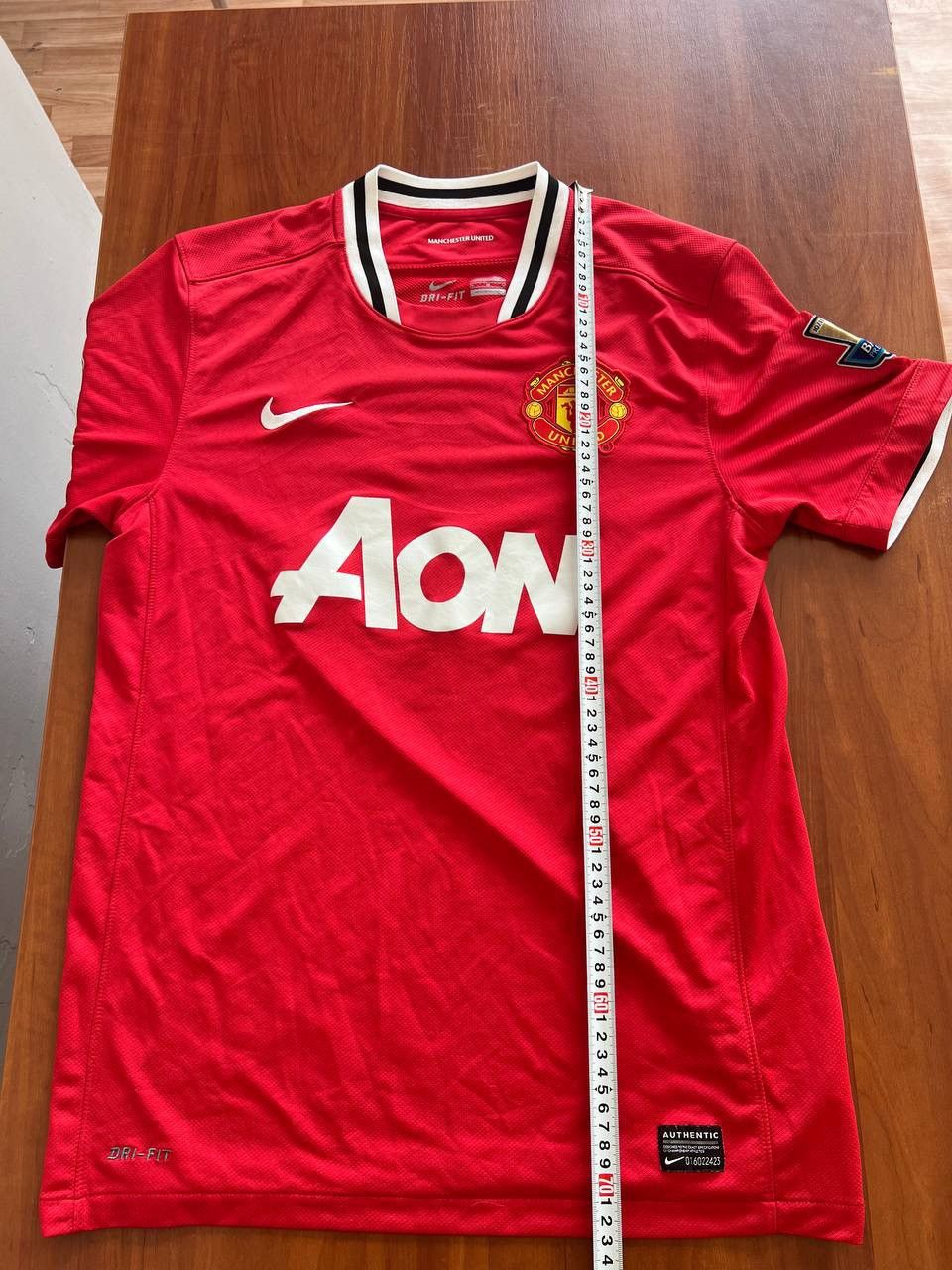 Nike 2010/11 MANCHESTER UNITED #10 ROONEY NIKE HOME SOCCER JERSEY Size US M / EU 48-50 / 2 - 16 Thumbnail