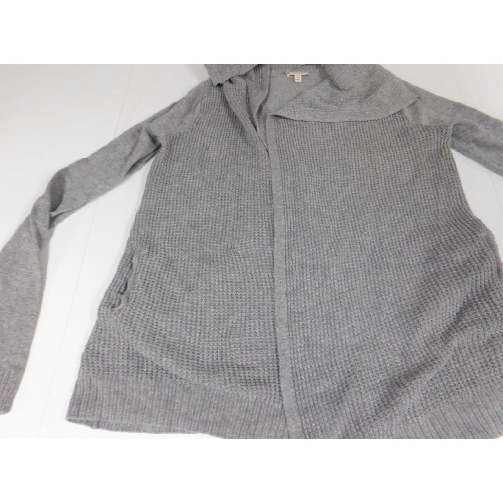 Vintage Sonoma Womens Sweater Gray Extra Small Knit Mock Neck Long Sleeve Cotton Pullover Embroidered All Seasons Stretch Classic Regular Size S Woman Vars. Size S / US 4 / IT 40 - 3 Thumbnail