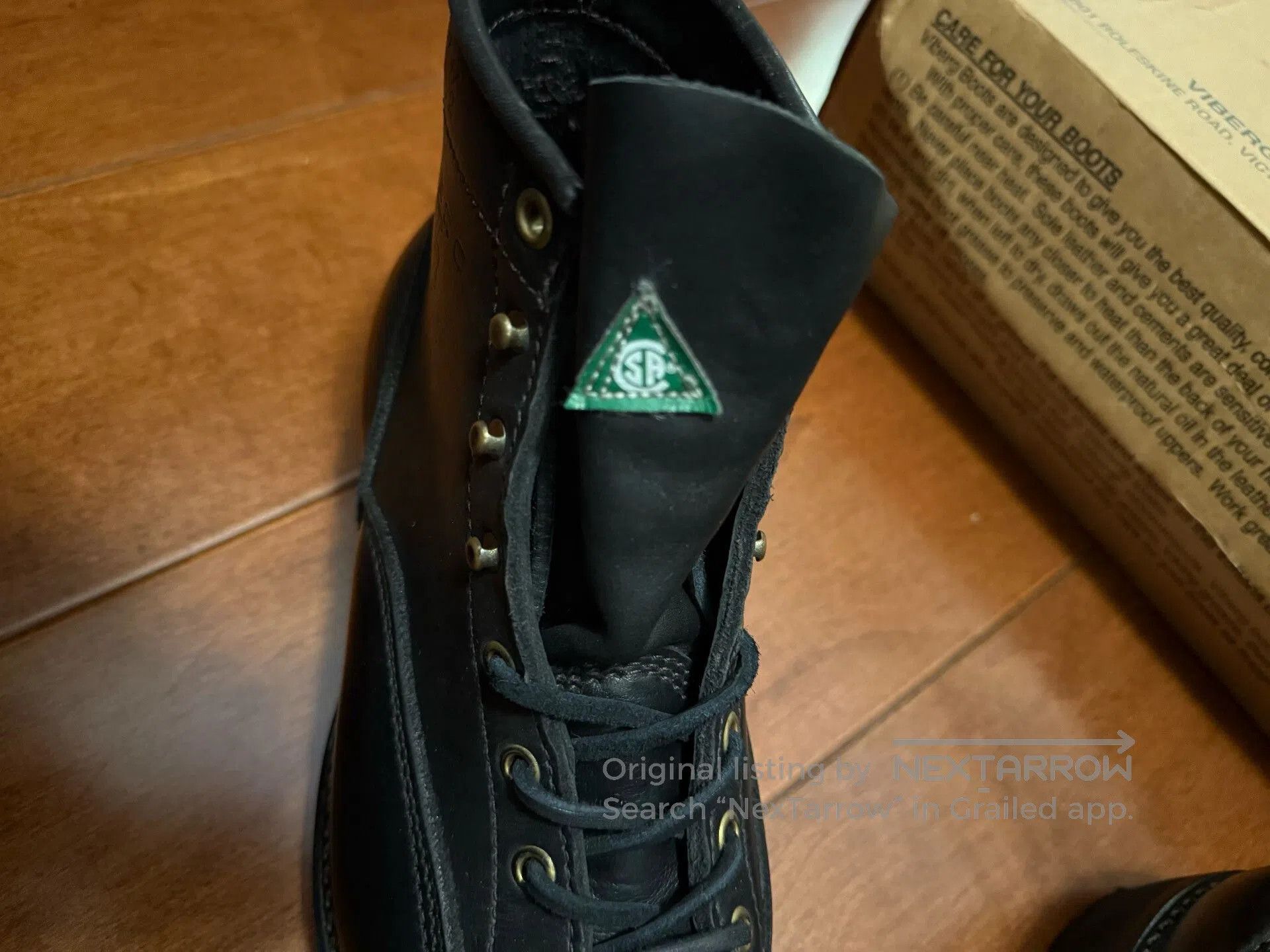 Viberg VIBERG Black Work Hiking Boots. Size US 8.5 / EU 41-42 - 4 Thumbnail