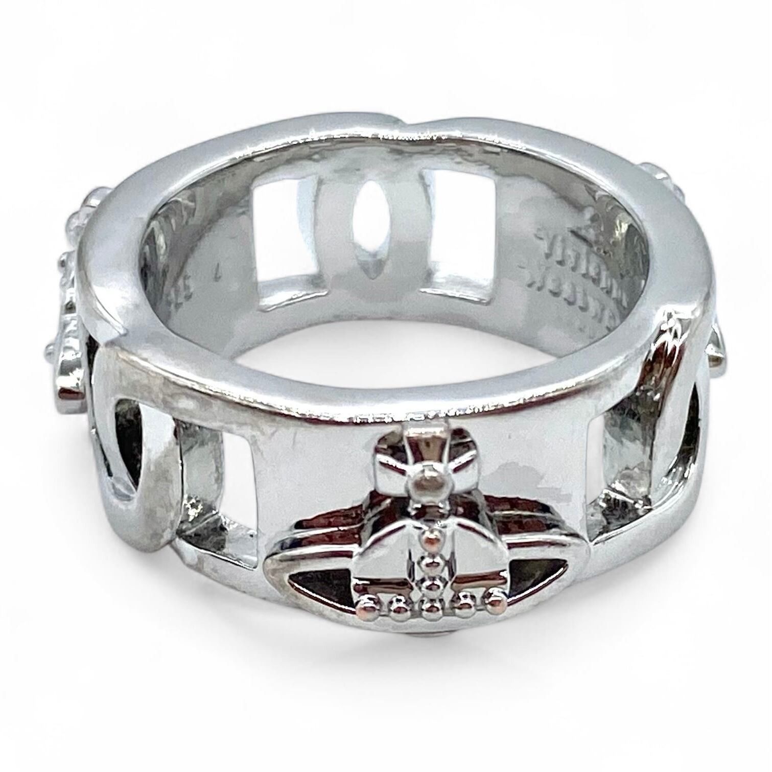 Silver Orb Ring by Vivienne Westwood on Sale