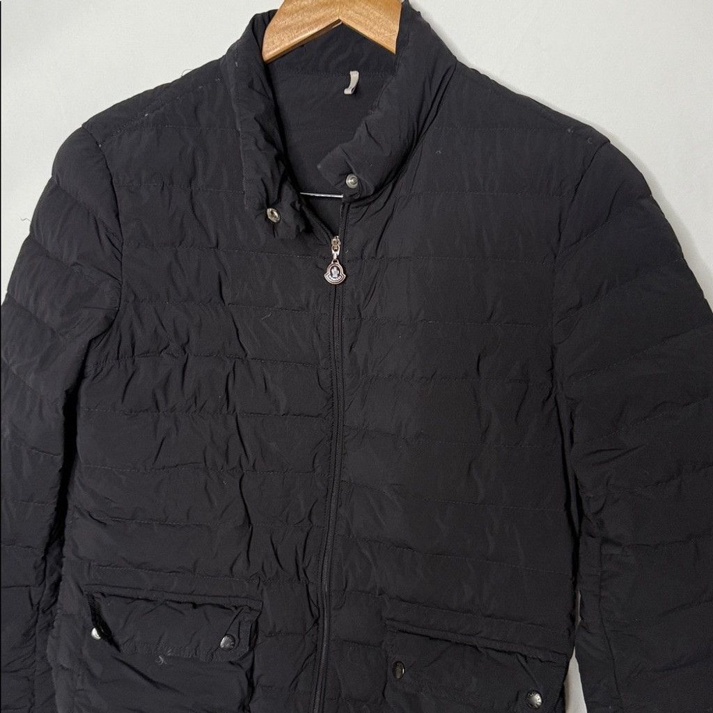 Moncler Moncler Lans quilted down puffer high collar black jacket S Size S / US 4 / IT 40 - 2 Thumbnail