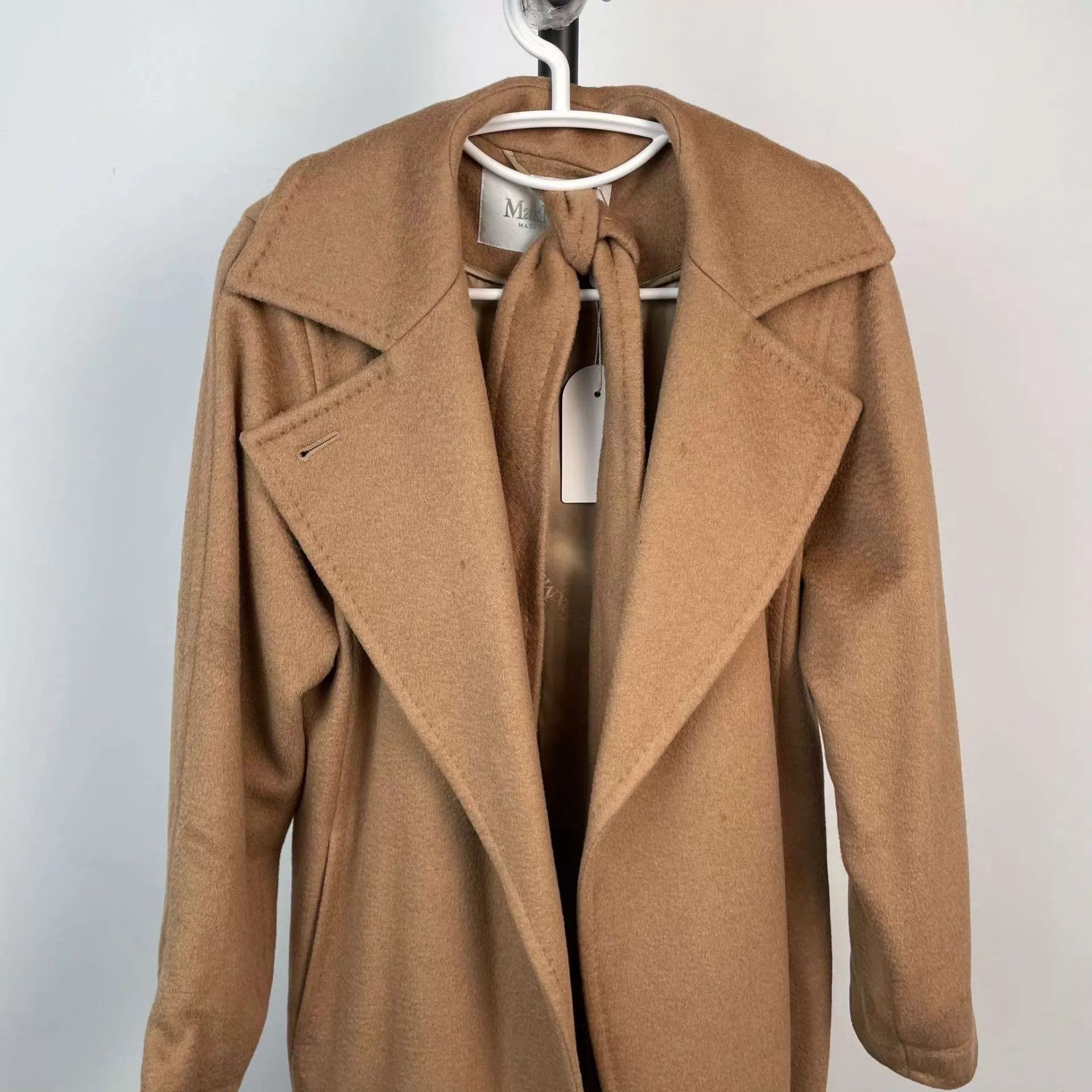 Max Mara MaxMara Camel Overcoat 95 New Size S / US 4 / IT 40 - 7 Thumbnail