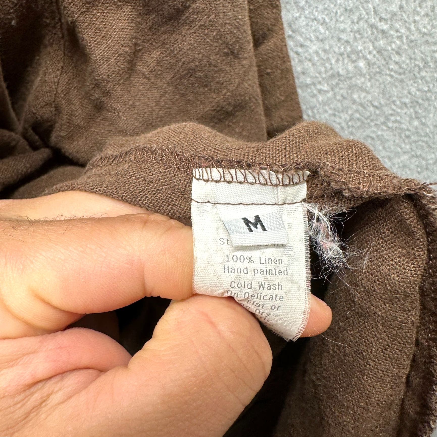 J. Jill J Jill Linen Jacket Womens Medium Brown Cardigan Coat Size M / US 6-8 / IT 42-44 - 7 Thumbnail
