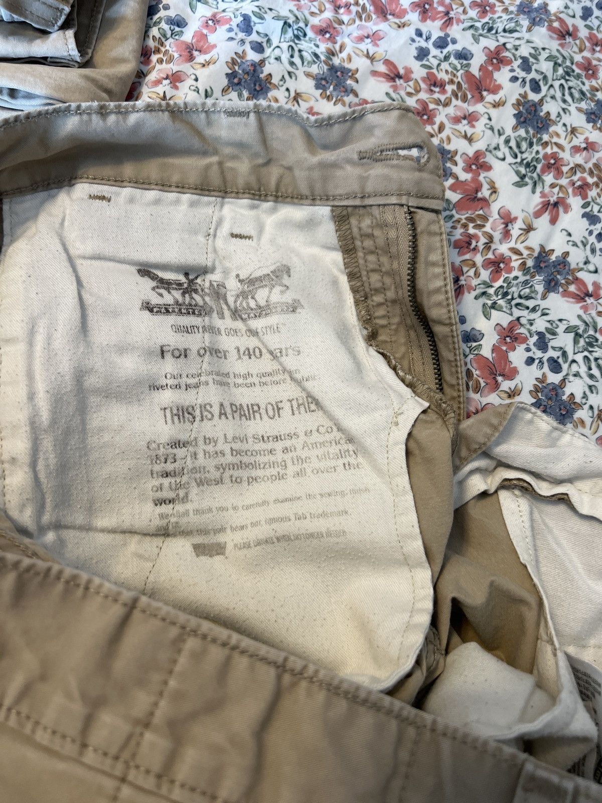 Levi's Levis Khaki Chino Size US 29 - 4 Thumbnail