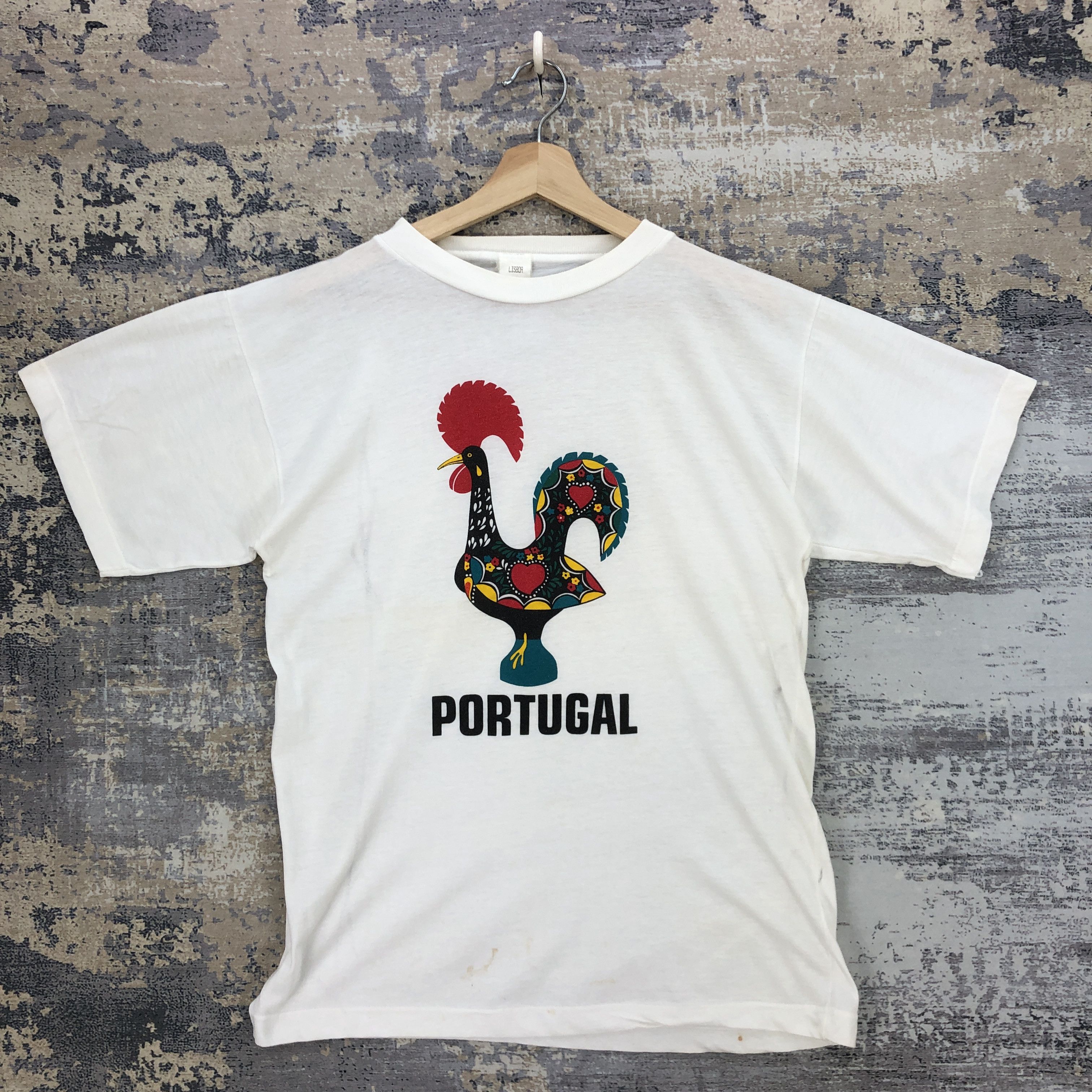 Vintage Vintage Galo de Barcelos T Shirt Portuguese Rooster Tees Size US M / EU 48-50 / 2 - 1 Thumbnail