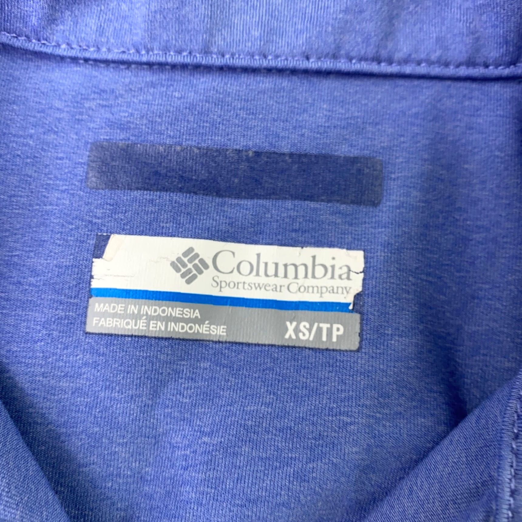 Vintage Columbia Womens Polo Shirt XS Purple Short Sleeve Stretch Cotton Elastane Jersey Basic Size XS / US 0-2 / IT 36-38 - 4 Thumbnail