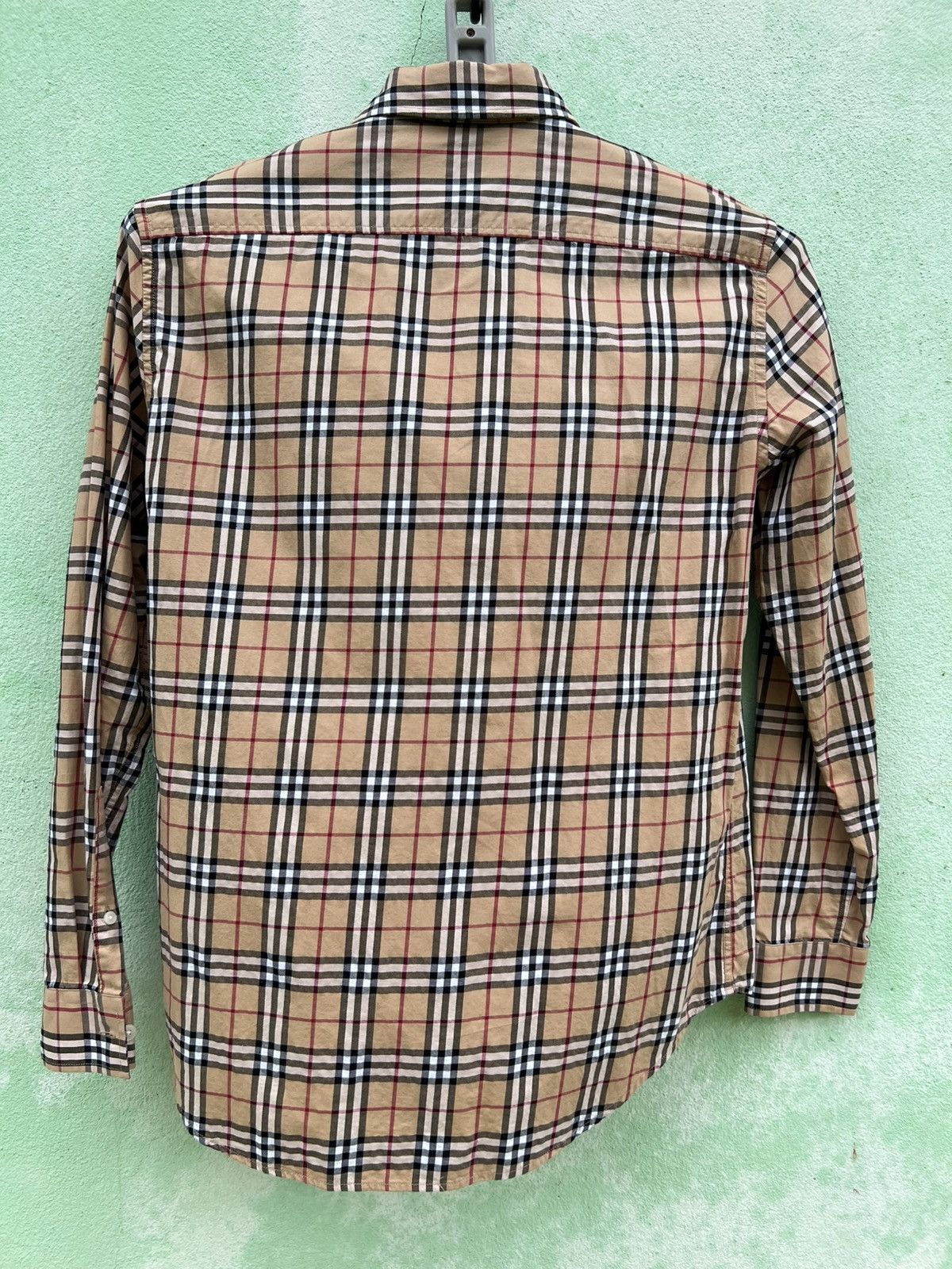 Burberry Burberry Somerton Nova Check Long Sleeve Shirt Men's Small Size US M / EU 48-50 / 2 - 21 Thumbnail