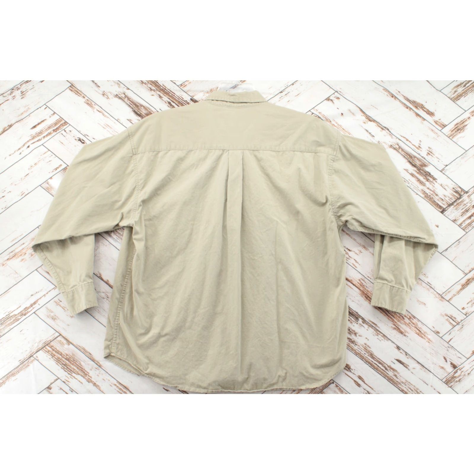 Vintage VTG NASCAR Munsingwear Shirt Mens XL Khaki Cotton 100% Cotton Button-Up Collared Long Sleeve Size US XL / EU 56 / 4 - 2 Thumbnail