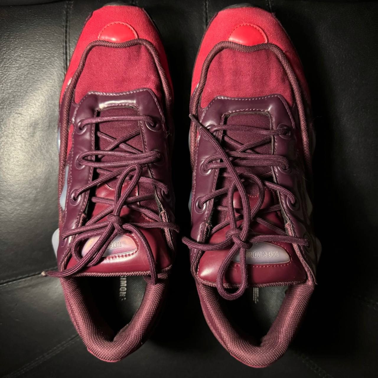 Adidas × Raf Simons 12,5us Adidas Raf Simons Ozweego Burgundy Size US 12.5 / EU 45-46 - 7 Thumbnail