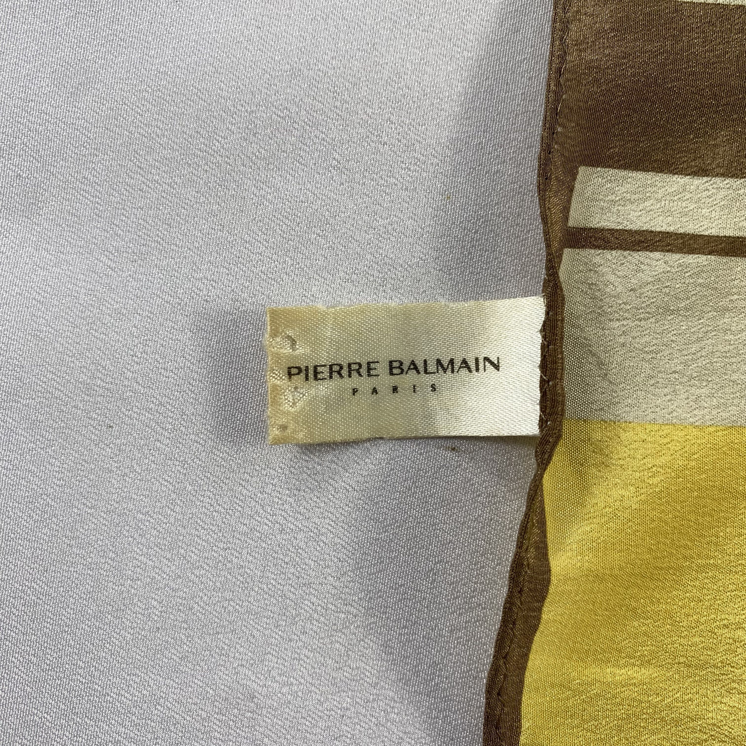 Pierre Balmain × Vintage Pierre Balmain Bandana/ Handkerchief / Neckerchief-P1735 Size ONE SIZE - 6 Thumbnail