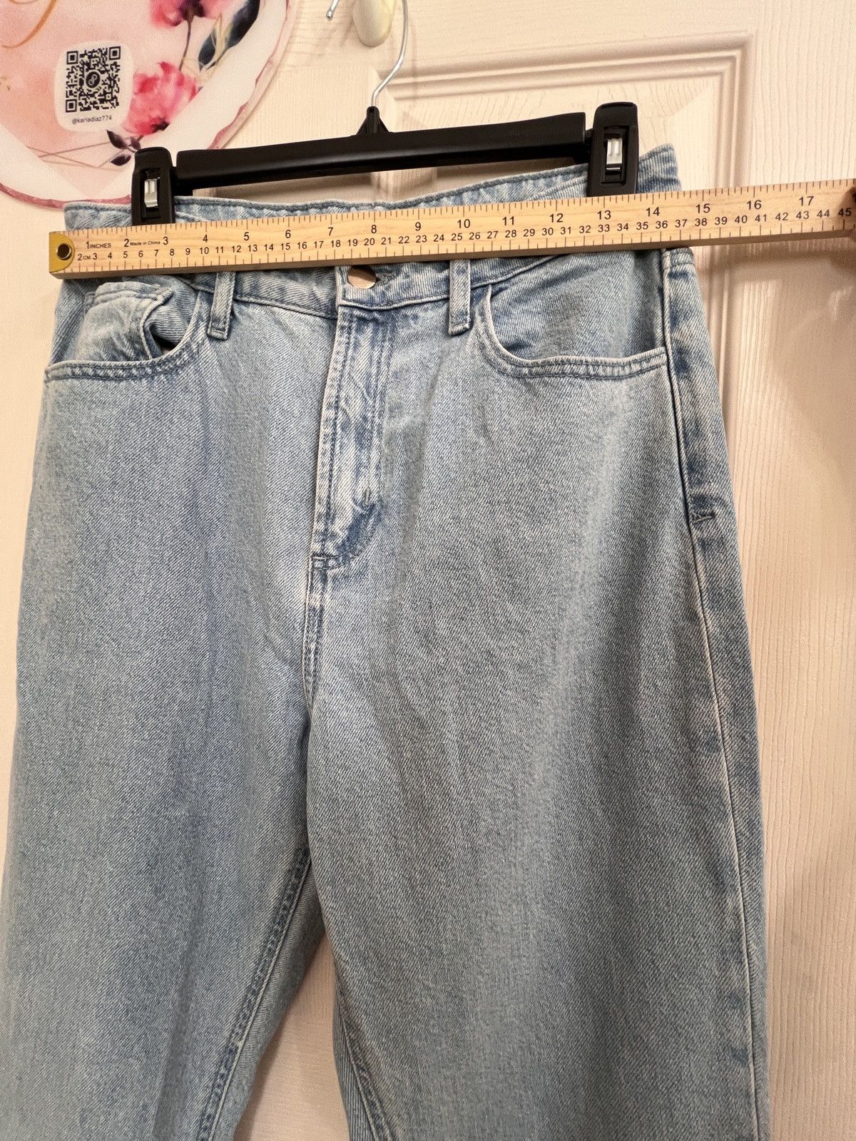 Other Gianni Bini light blue jeans with pink detail size 29 Size 29" - 3 Thumbnail