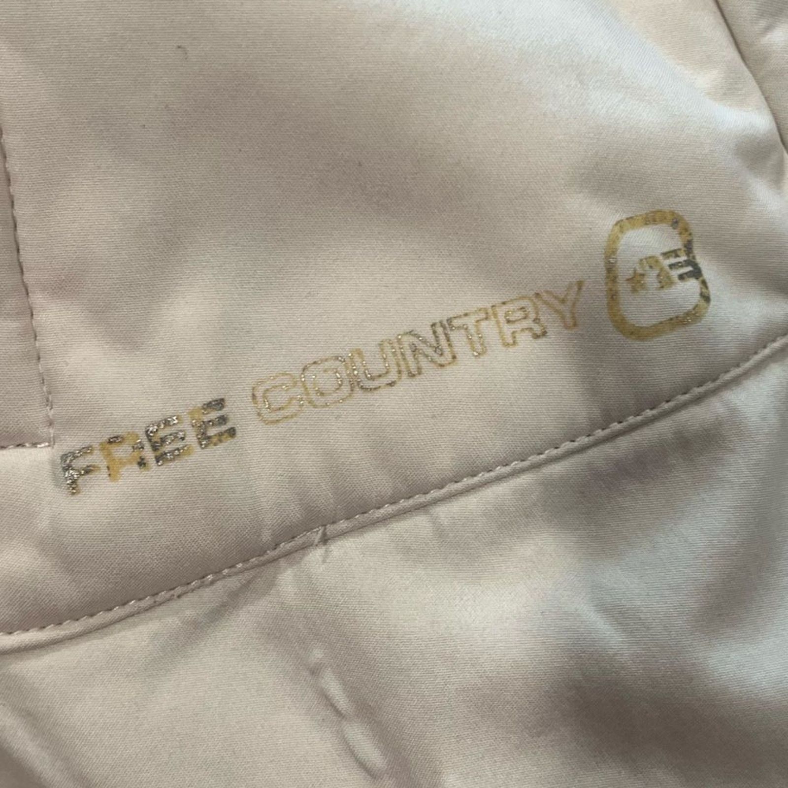Free Country Free Country White Athletic Jacket Hooded Full Zip Fleece S Size S / US 4 / IT 40 - 9 Thumbnail