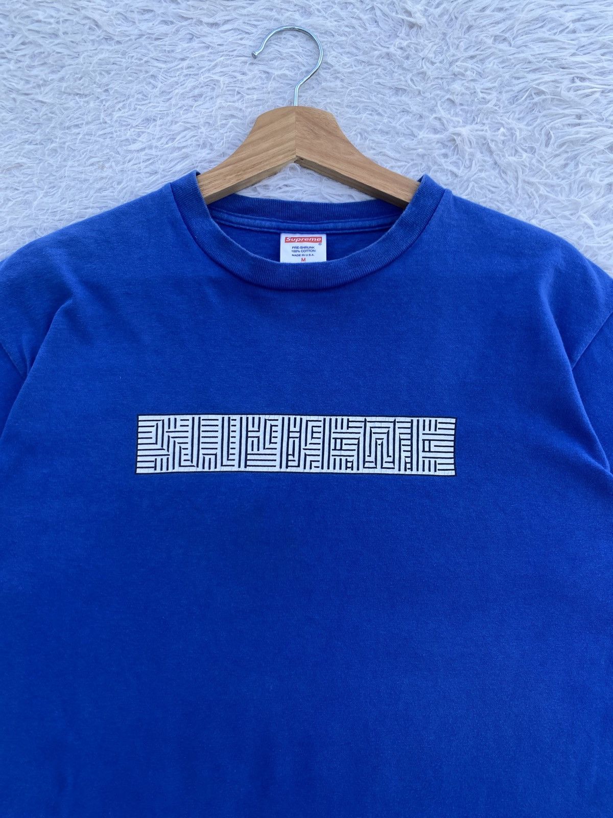 Supreme Rare 2011 Supreme Optical illusion Boxlogo Tshirt Size US M / EU 48-50 / 2 - 1 Thumbnail