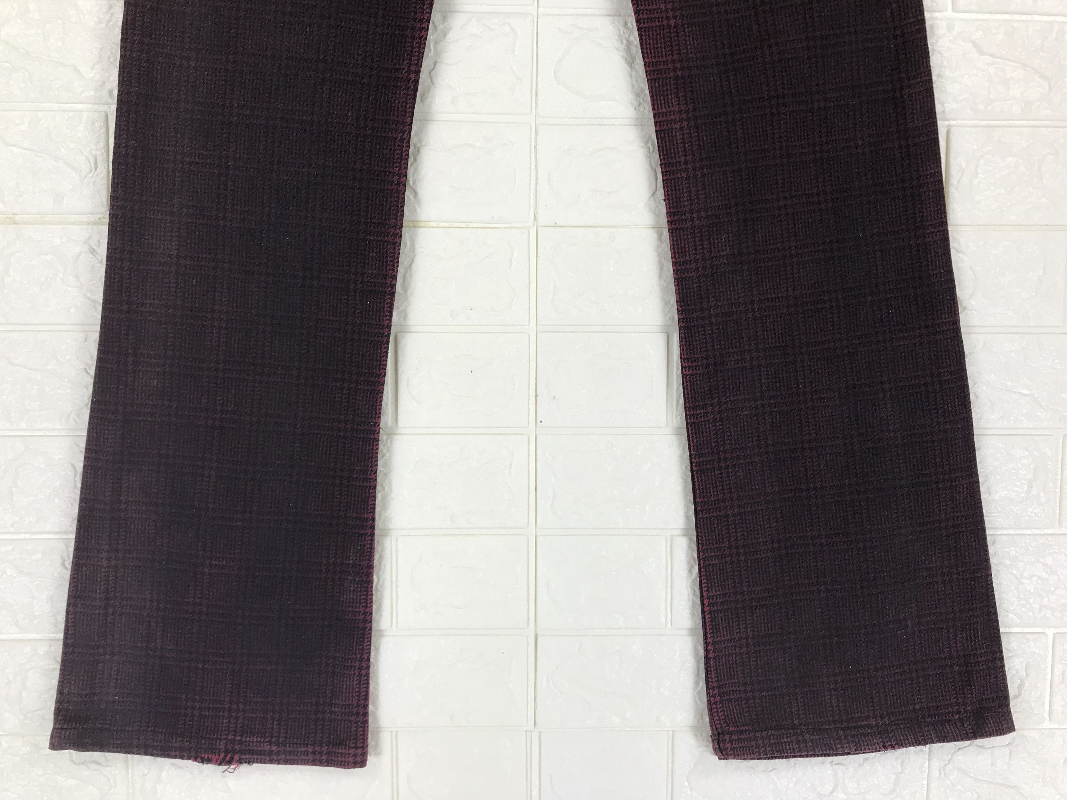 semanticdesign Vintage Semantic Design Plaid Flare Jeans Bell Bottom Denim Size US 32 / EU 48 - 8 Thumbnail