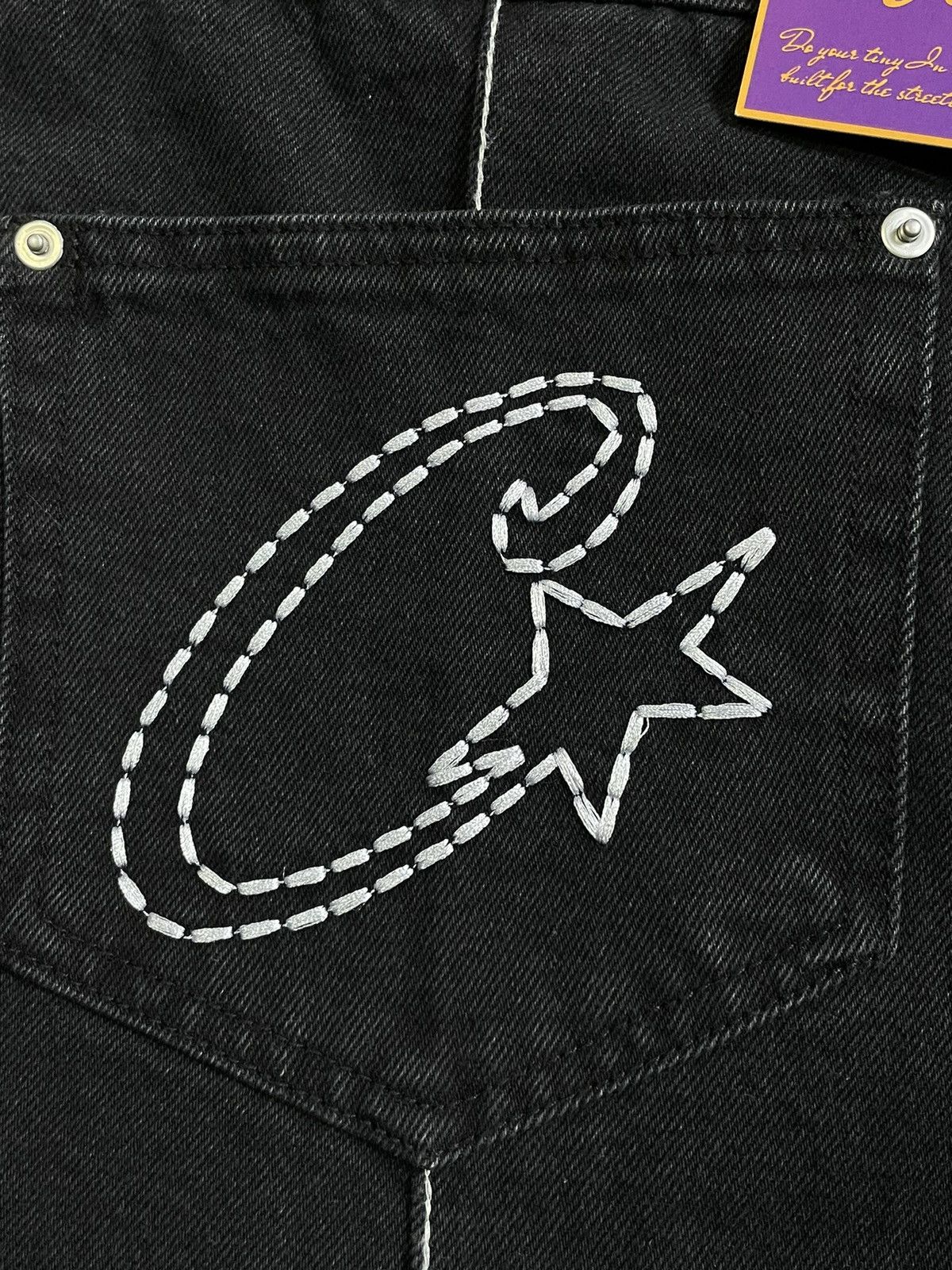 Corteiz Corteiz C-Star Denim Black Shorts Size US 33 - 6 Thumbnail