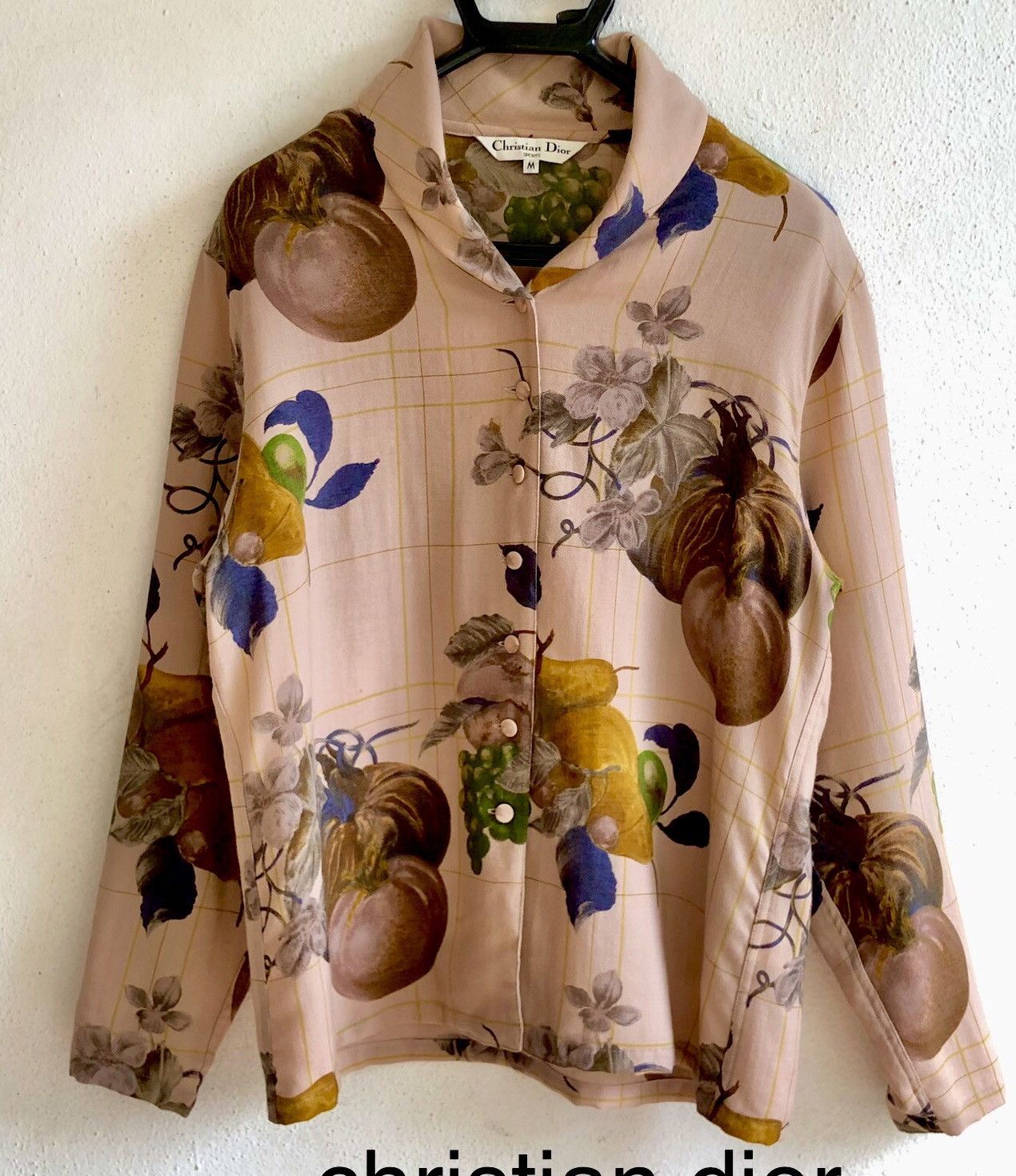 Christian Dior Monsieur Vintage CHRISTIAN DIOR Sport button up blouse Size M / US 6-8 / IT 42-44 - 1 Thumbnail