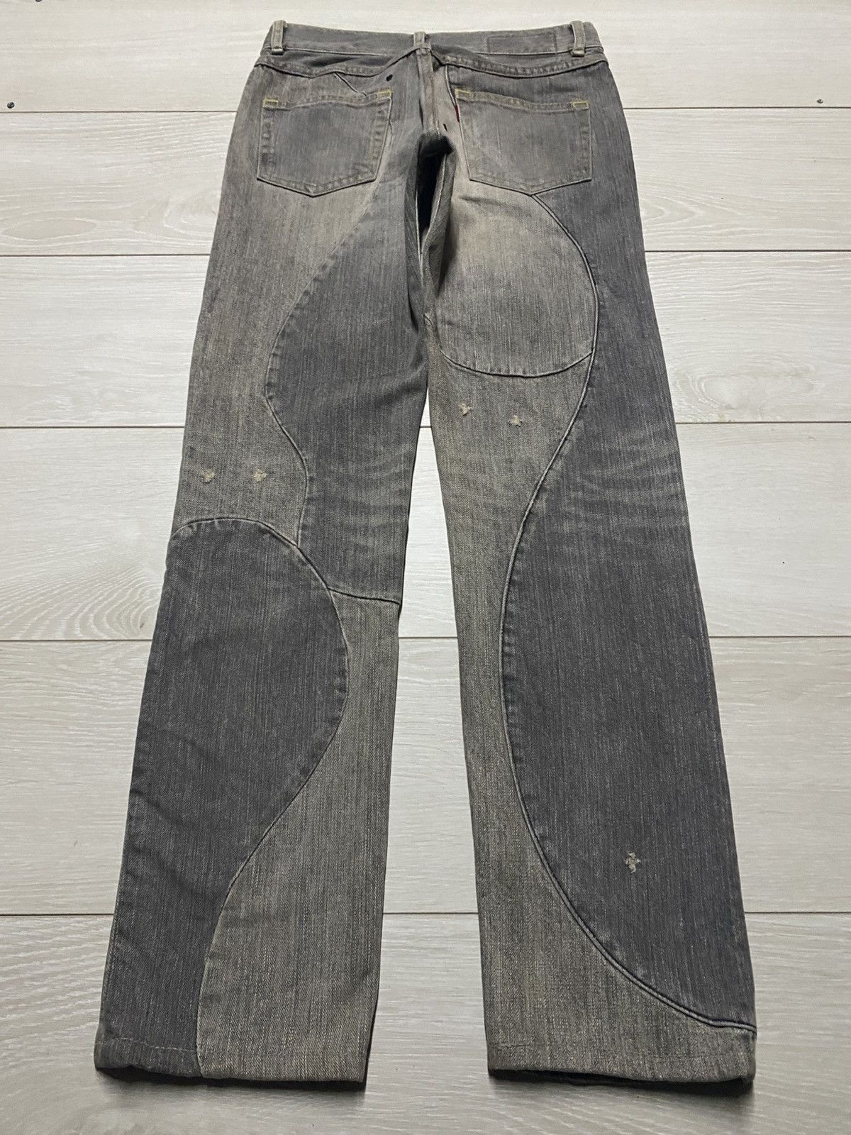 Analog Vintage Japanese Brand Analog Lighning Distressed Jeans Size US 28 / EU 44 - 2 Thumbnail