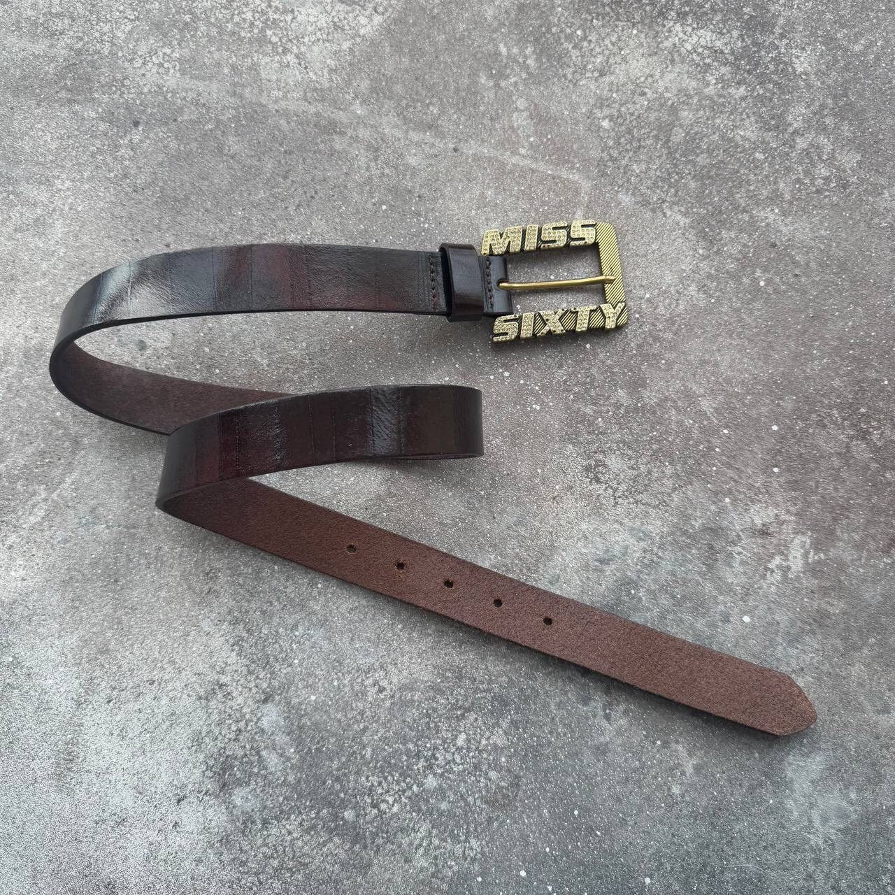 Miss Sixty Miss Sixty Vintage Y2K Super Sexy Leather Belt Size ONE SIZE - 2 Thumbnail