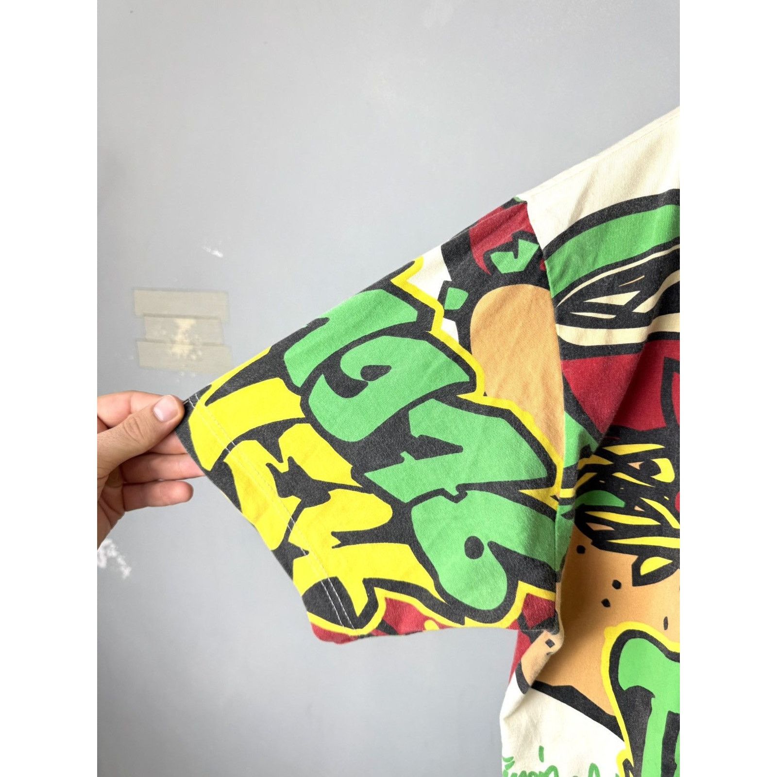 Rap Tees Rare! 1990’s Vintage Graffiti Rap Time Money T Shirt Size US L / EU 52-54 / 3 - 8 Thumbnail