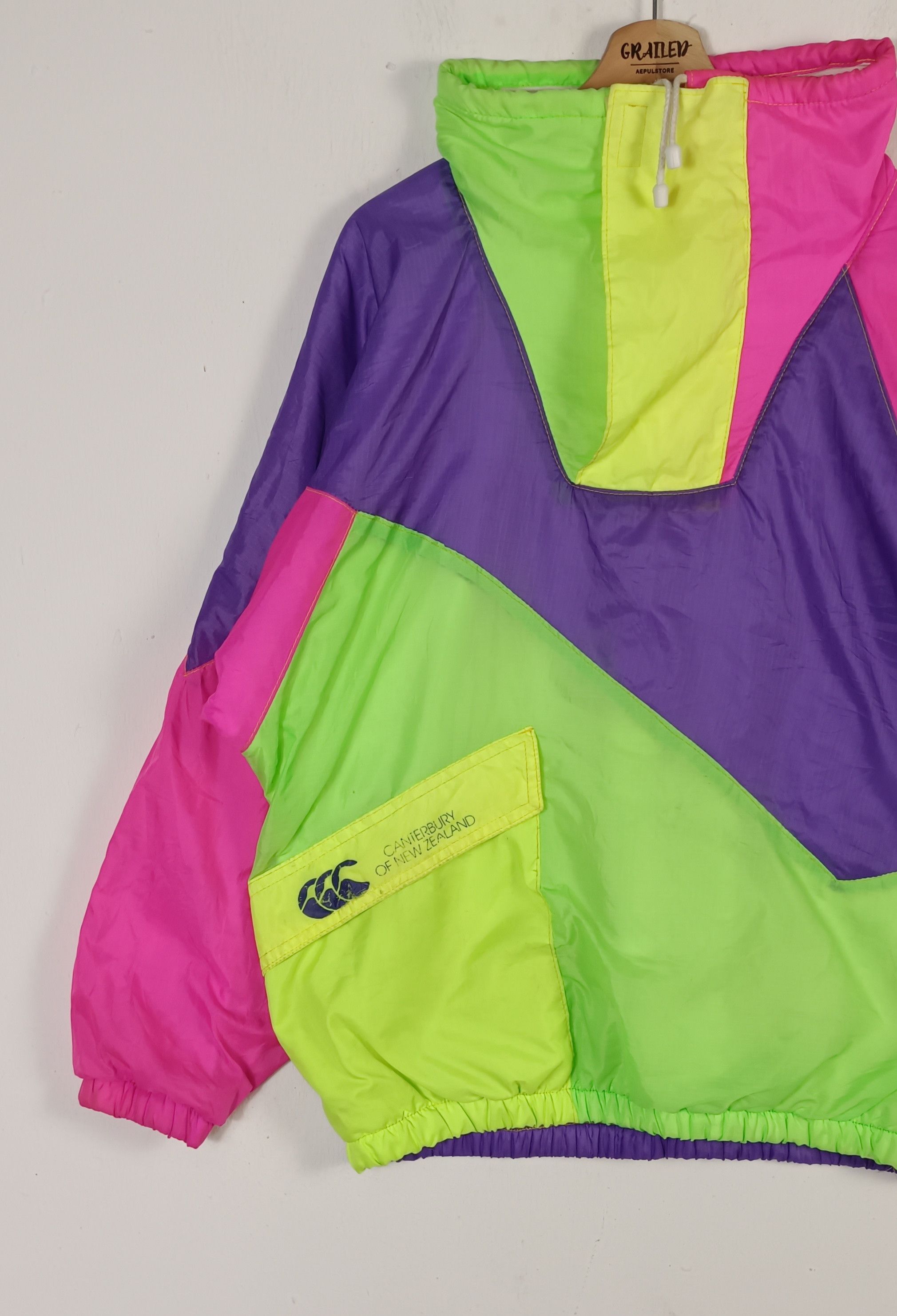 Canterbury of New Zealand Vintage 80s 🔥 Canterbury Of New Zealand Pullover Jacket Size US XL / EU 56 / 4 - 5 Thumbnail