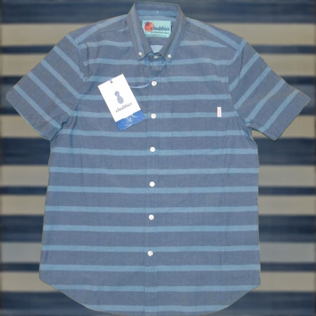 Chubbies CHUBBIES Blue Short Sleeve Downtowner Button Down Shirt Small NWT Mens XS? Size US S / EU 44-46 / 1 - 1 Thumbnail