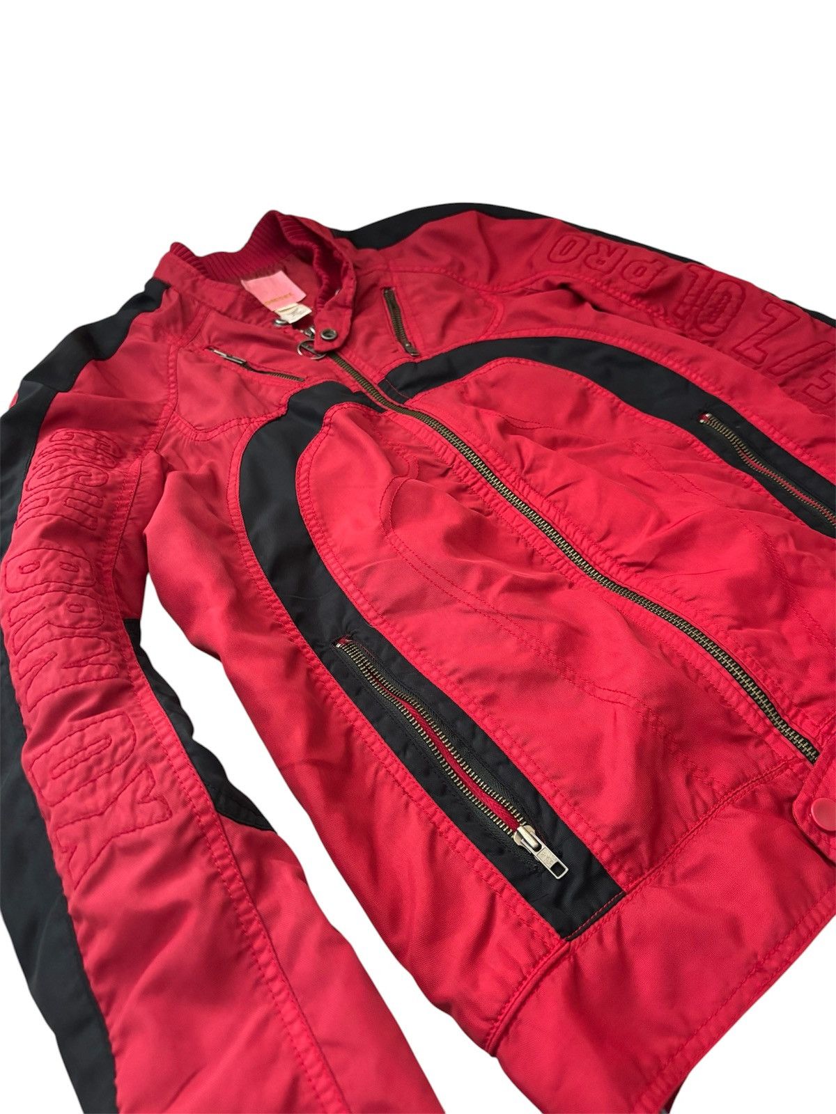Diesel Diesel Embroidered Racing Moto Jacket Size US L / EU 52-54 / 3 - 3 Thumbnail