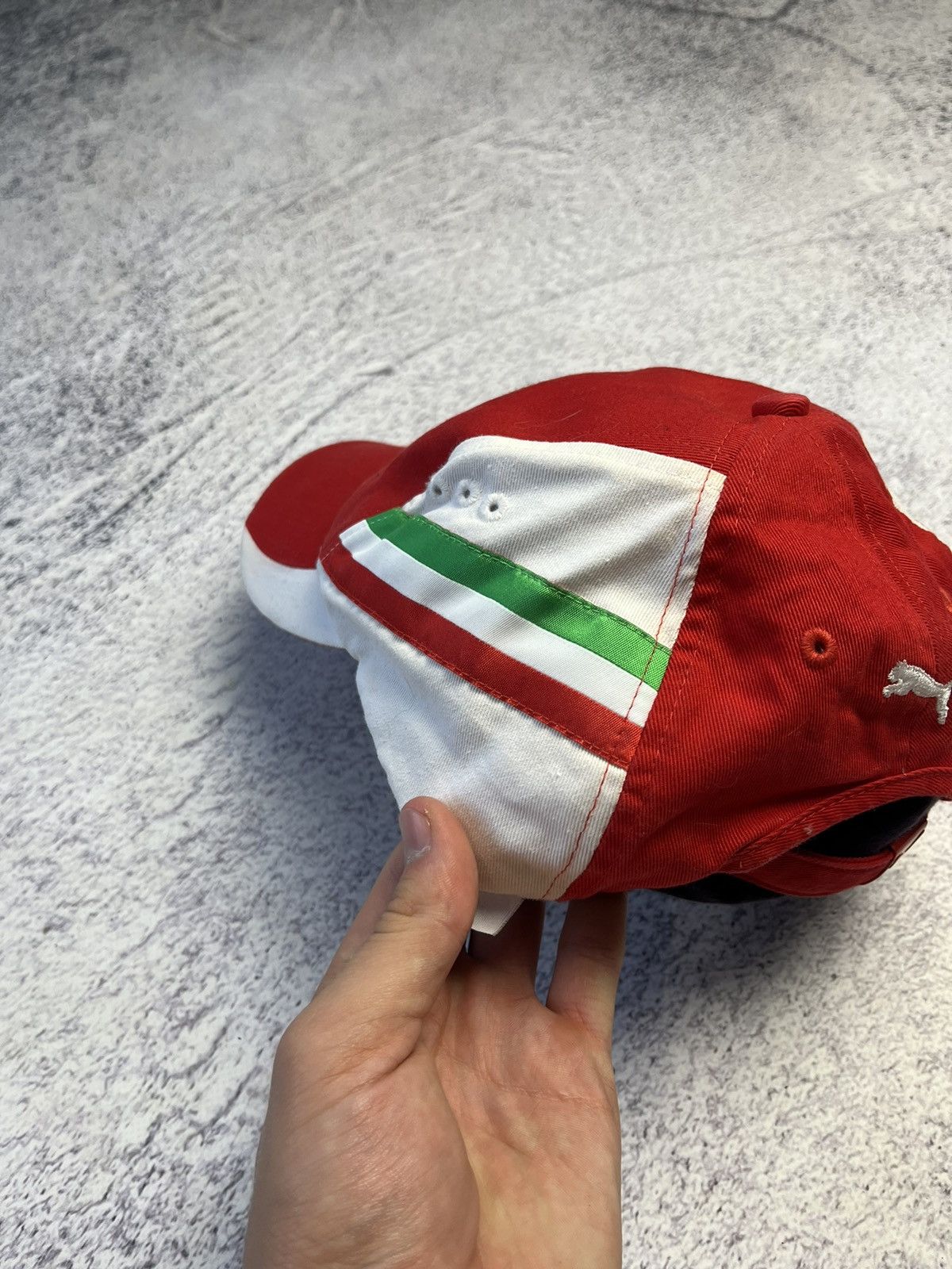 Ferrari Vintage Puma Ferrari Distressed Cap Y2K Size ONE SIZE - 6 Thumbnail