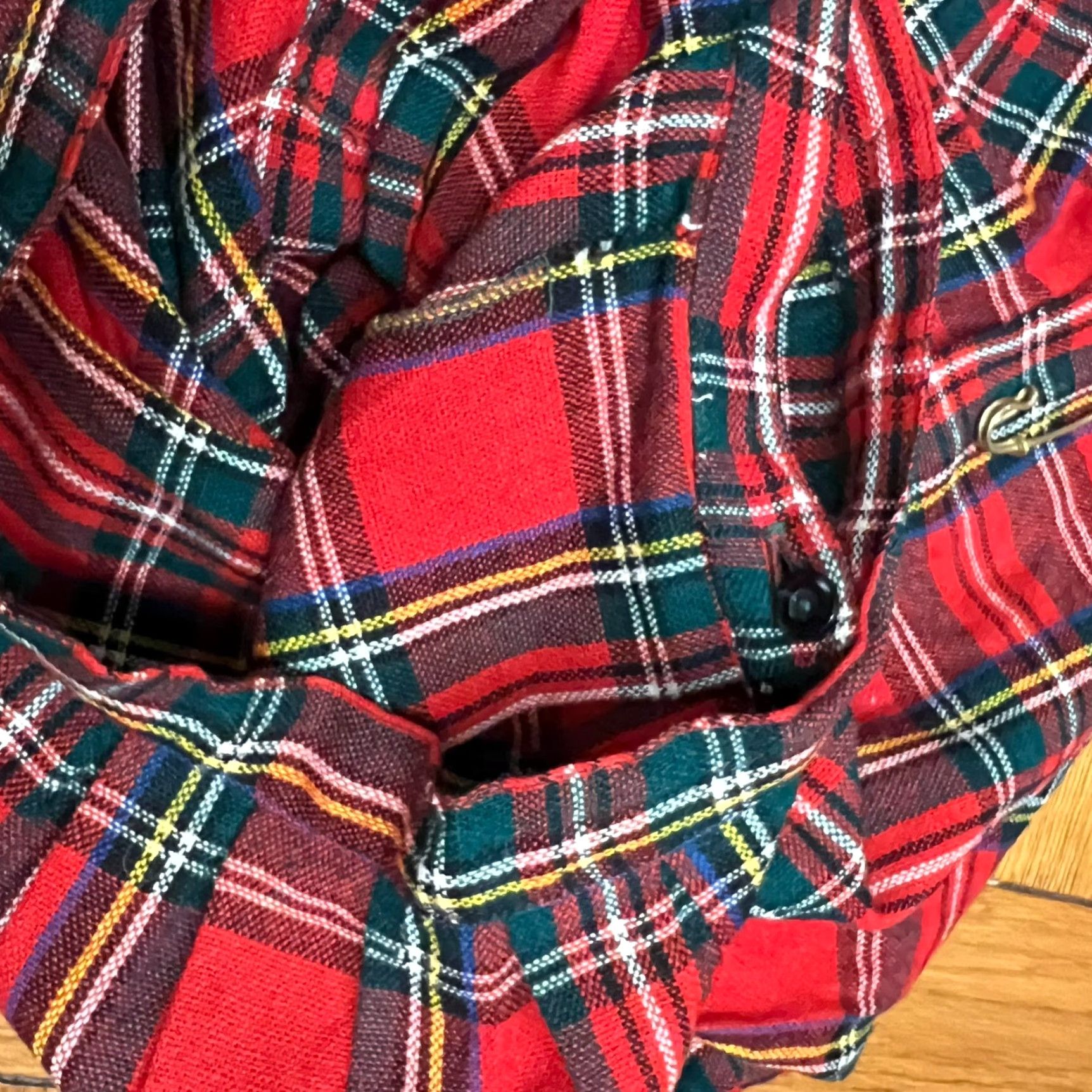 Vintage Vintage Tartan Kilt Skirt Pure New Wool Skirt 26X27 Tartan Scotland Wool kilted Size 32" / US 10 / IT 46 - 5 Thumbnail